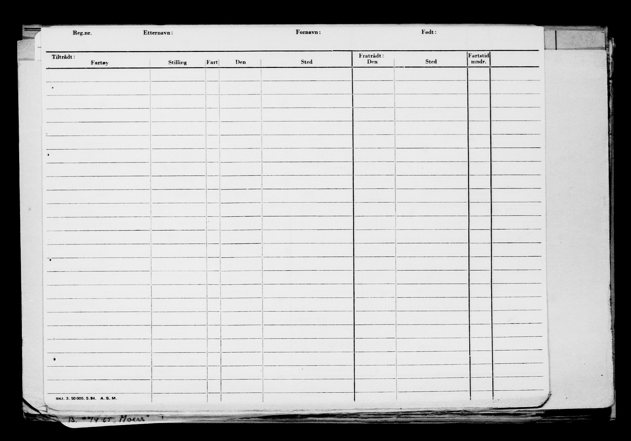 Direktoratet for sjømenn, AV/RA-S-3545/G/Gb/L0166: Hovedkort, 1919, s. 229