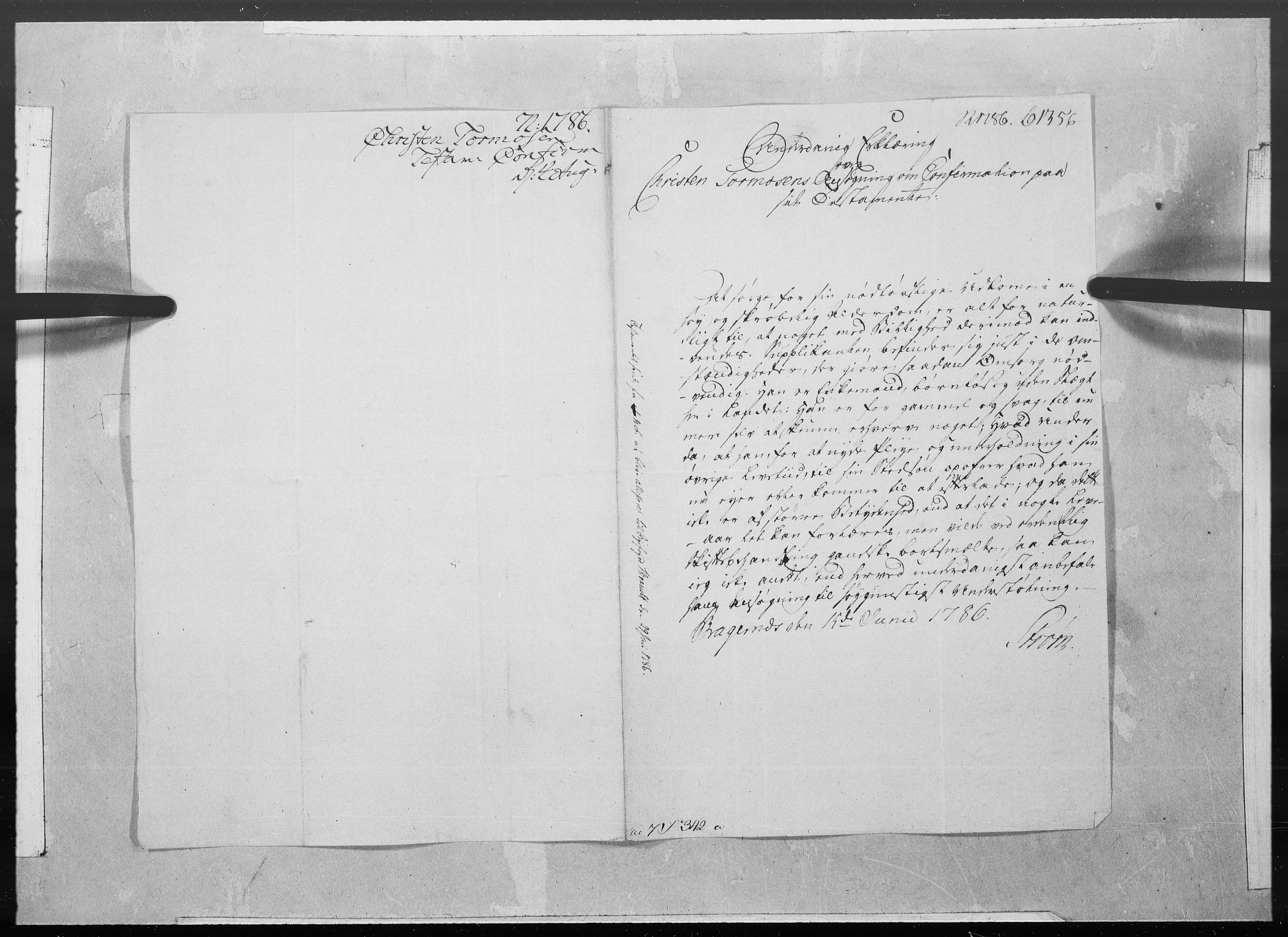 Danske Kanselli 1572-1799, AV/RA-EA-3023/F/Fc/Fcc/Fcca/L0262: Norske innlegg 1572-1799, 1786, s. 139