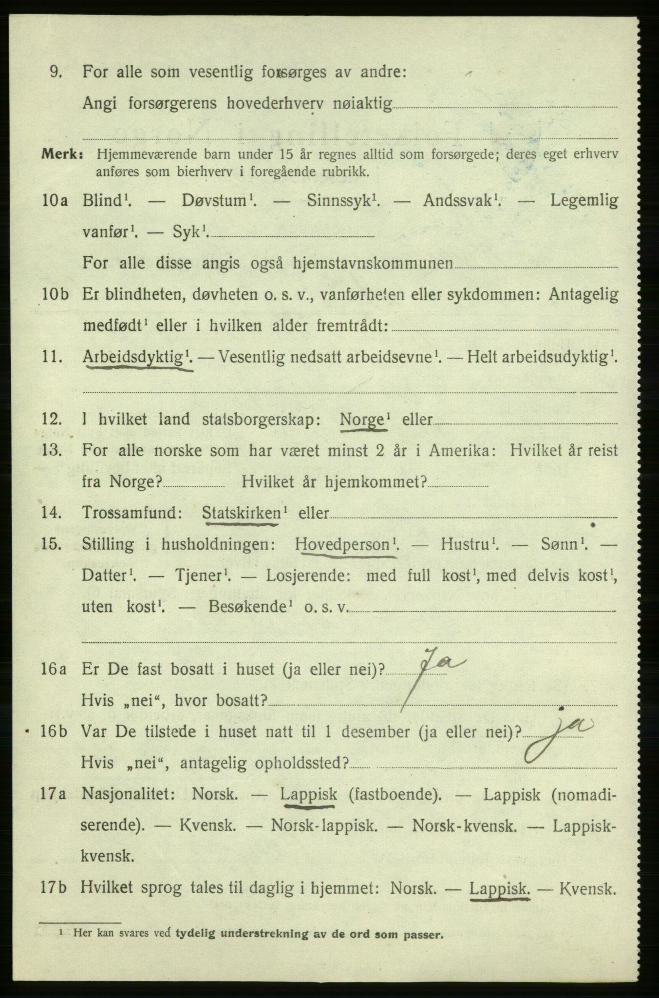 SATØ, Folketelling 1920 for 2027 Nesseby herred, 1920, s. 2630
