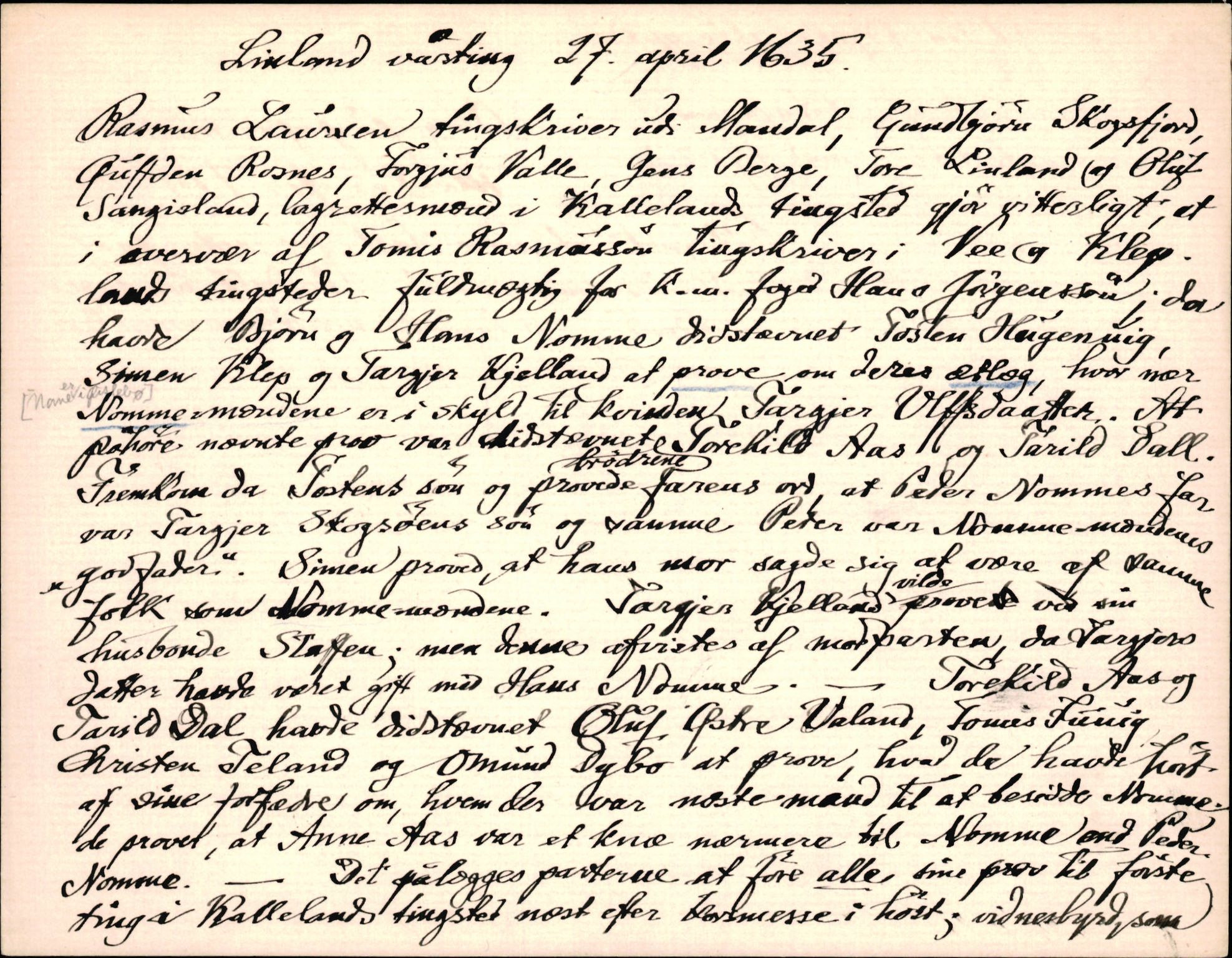 Riksarkivets diplomsamling, AV/RA-EA-5965/F35/F35d/L0003: Innlånte diplomer, seddelregister, 1621-1642, s. 479