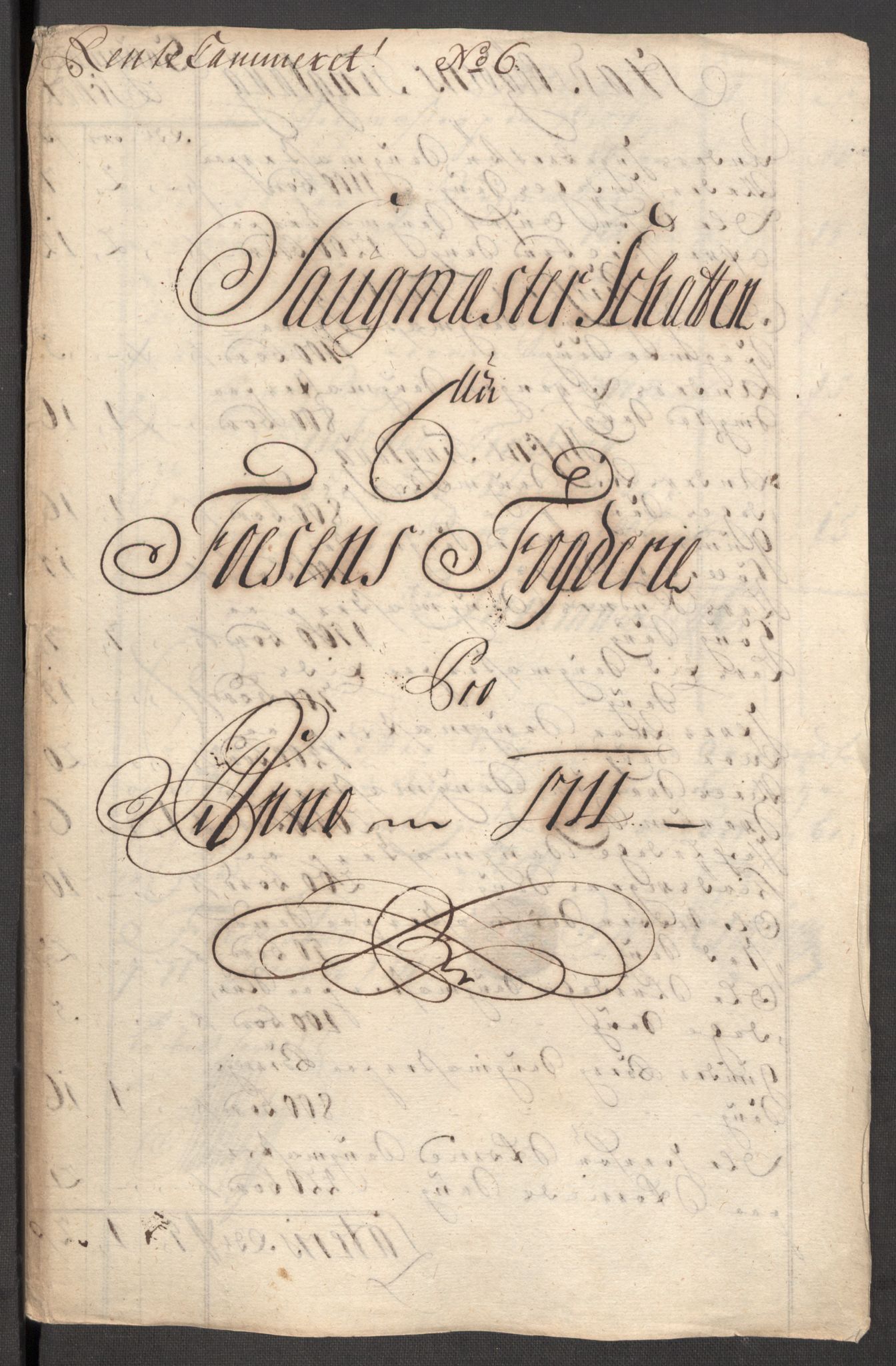 Rentekammeret inntil 1814, Reviderte regnskaper, Fogderegnskap, RA/EA-4092/R57/L3860: Fogderegnskap Fosen, 1711, s. 85