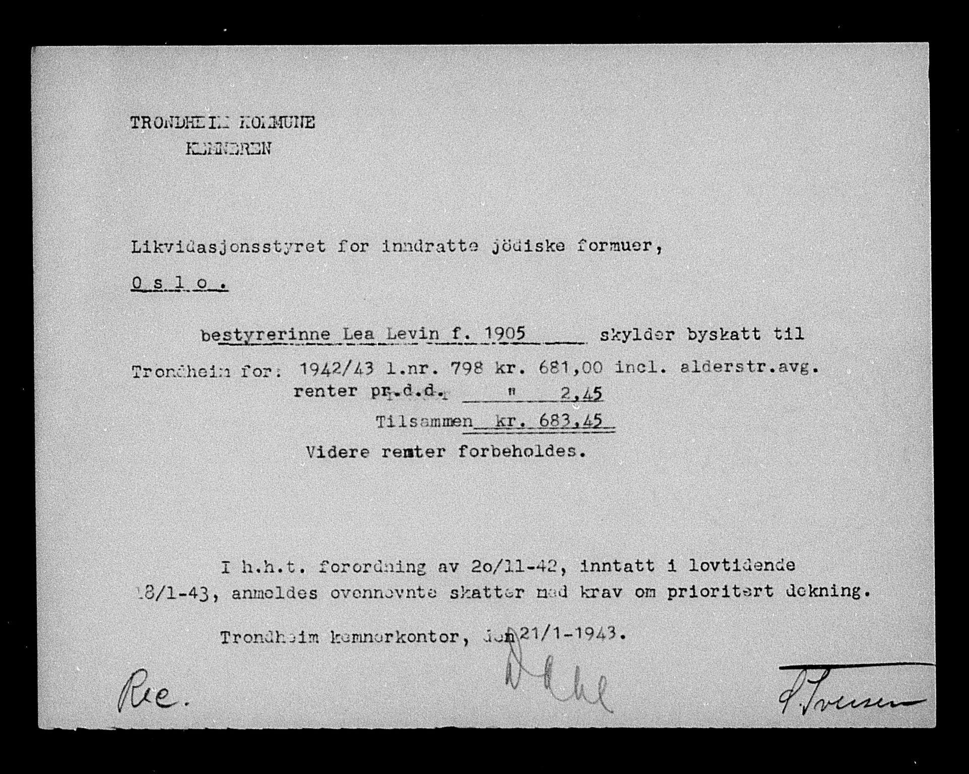 Justisdepartementet, Tilbakeføringskontoret for inndratte formuer, RA/S-1564/H/Hc/Hcb/L0914: --, 1945-1947, s. 294