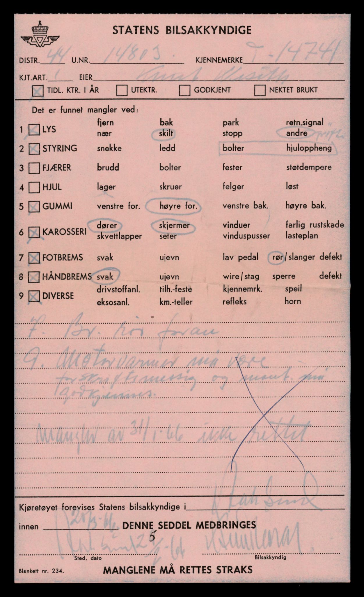 Møre og Romsdal vegkontor - Ålesund trafikkstasjon, AV/SAT-A-4099/F/Fe/L0048: Registreringskort for kjøretøy T 14721 - T 14863, 1927-1998, s. 417