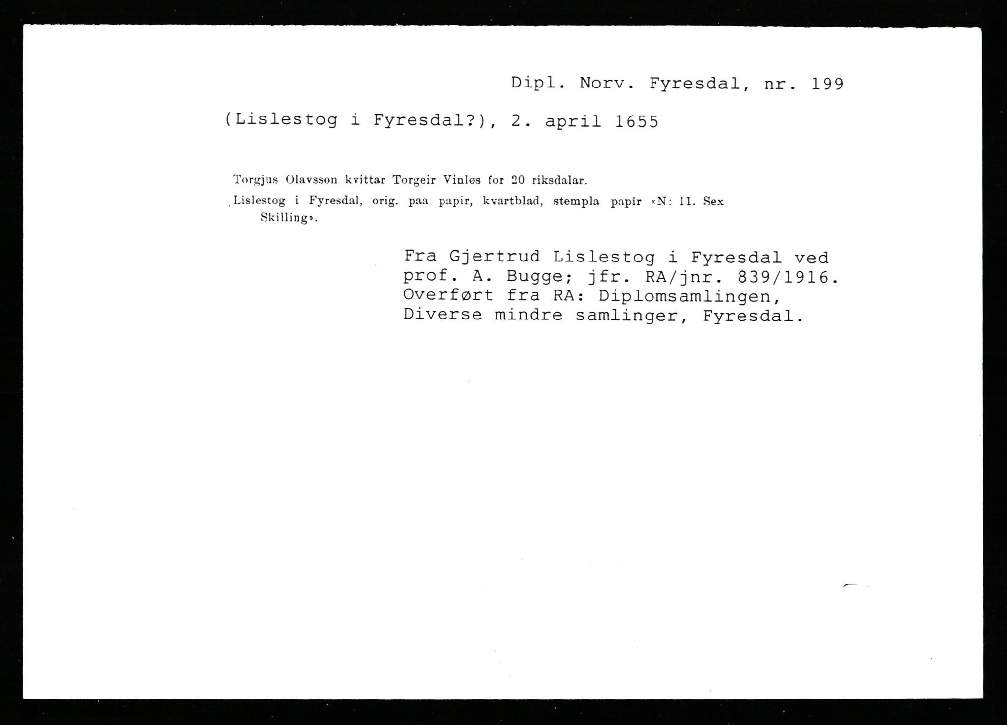 Riksarkivets diplomsamling, AV/RA-EA-5965/F35/F35b/L0009: Riksarkivets diplomer, seddelregister, 1647-1655, s. 565