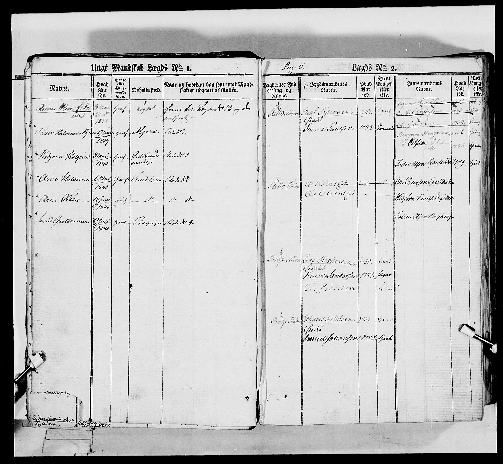 Generalitets- og kommissariatskollegiet, Det kongelige norske kommissariatskollegium, RA/EA-5420/E/Eh/L0040: 1. Akershusiske nasjonale infanteriregiment, 1792-1800, s. 40