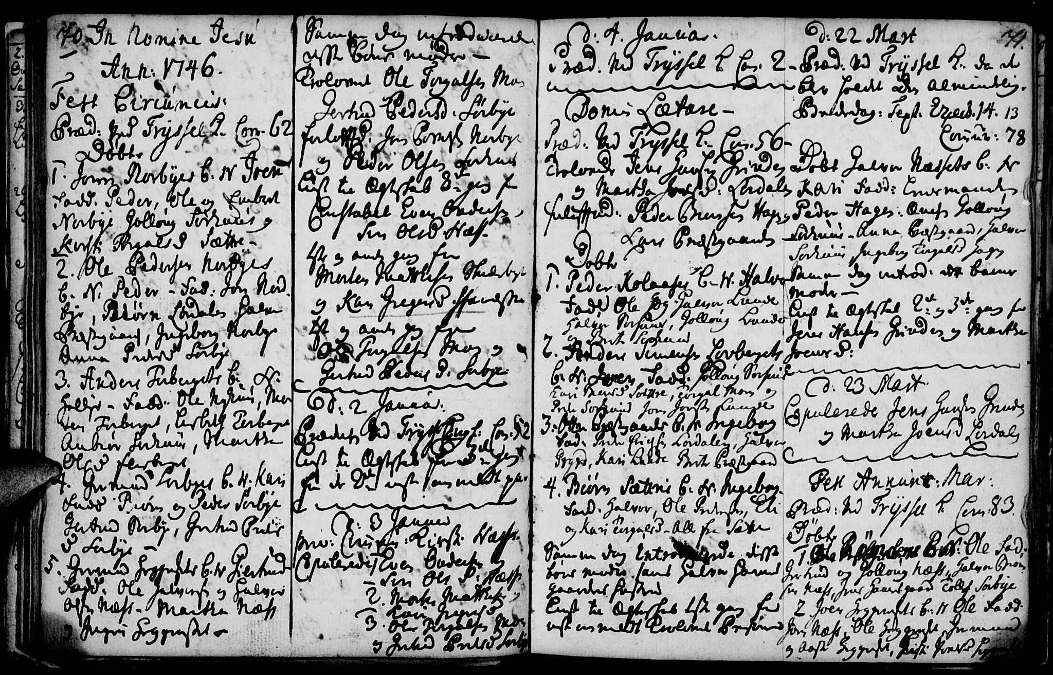Elverum prestekontor, AV/SAH-PREST-044/H/Ha/Haa/L0001: Ministerialbok nr. 1, 1730-1760, s. 70-71