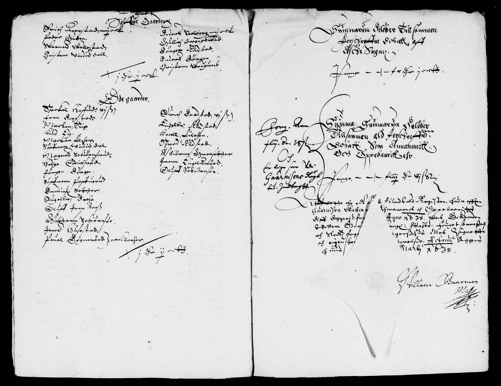 Rentekammeret inntil 1814, Reviderte regnskaper, Lensregnskaper, AV/RA-EA-5023/R/Rb/Rba/L0137: Akershus len, 1637-1638