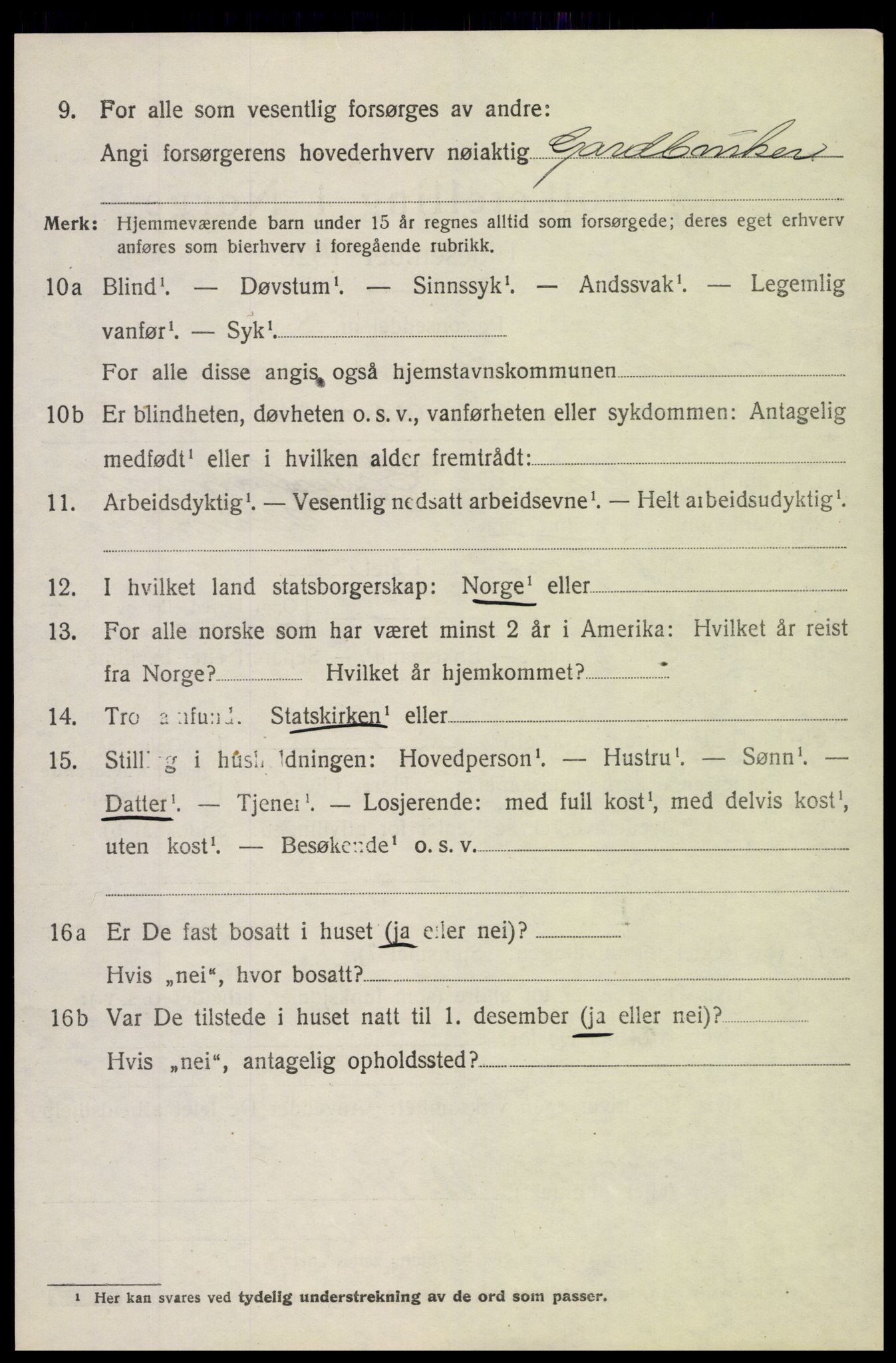 SAH, Folketelling 1920 for 0538 Nordre Land herred, 1920, s. 5639