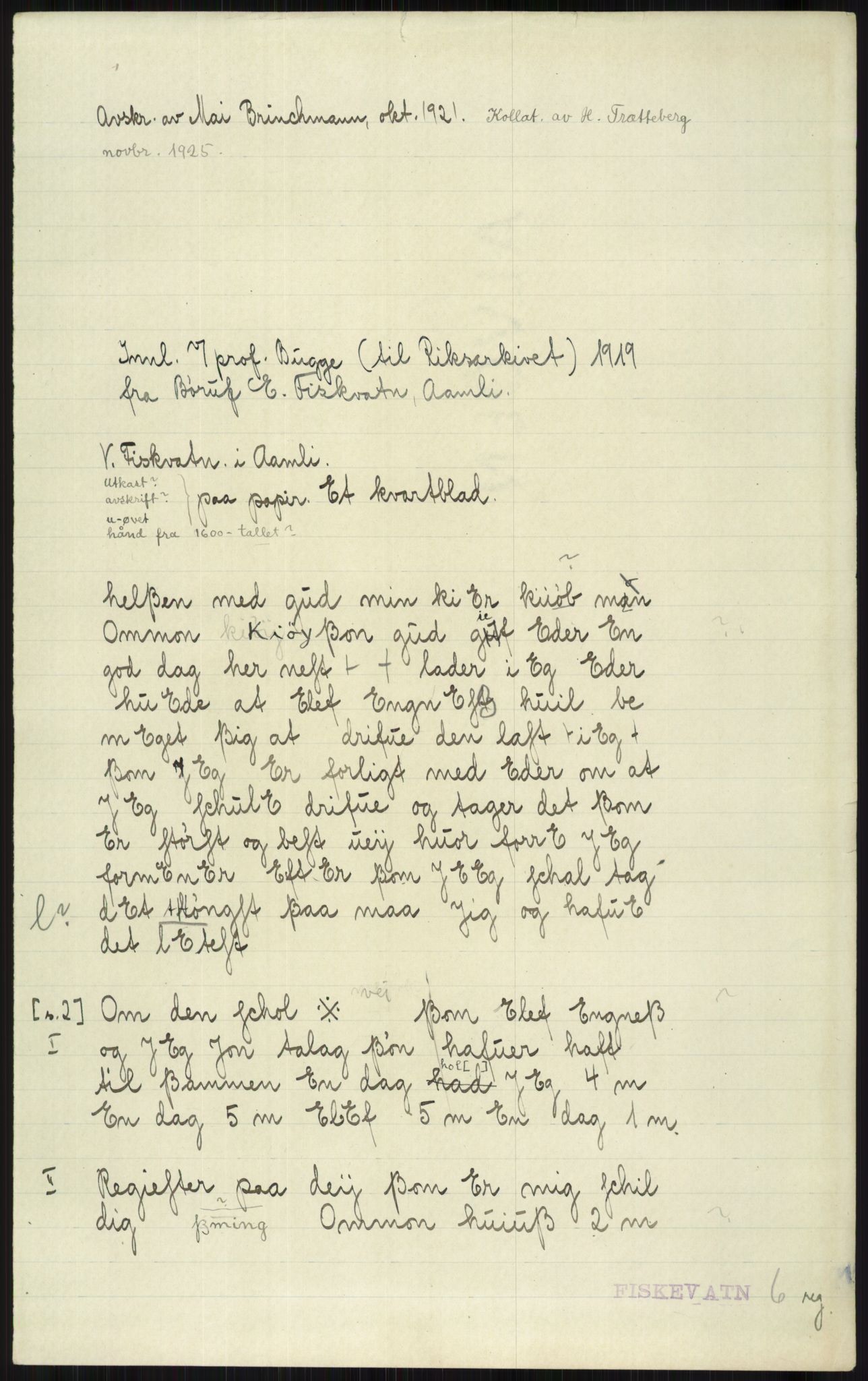 Samlinger til kildeutgivelse, Diplomavskriftsamlingen, RA/EA-4053/H/Ha, s. 1917