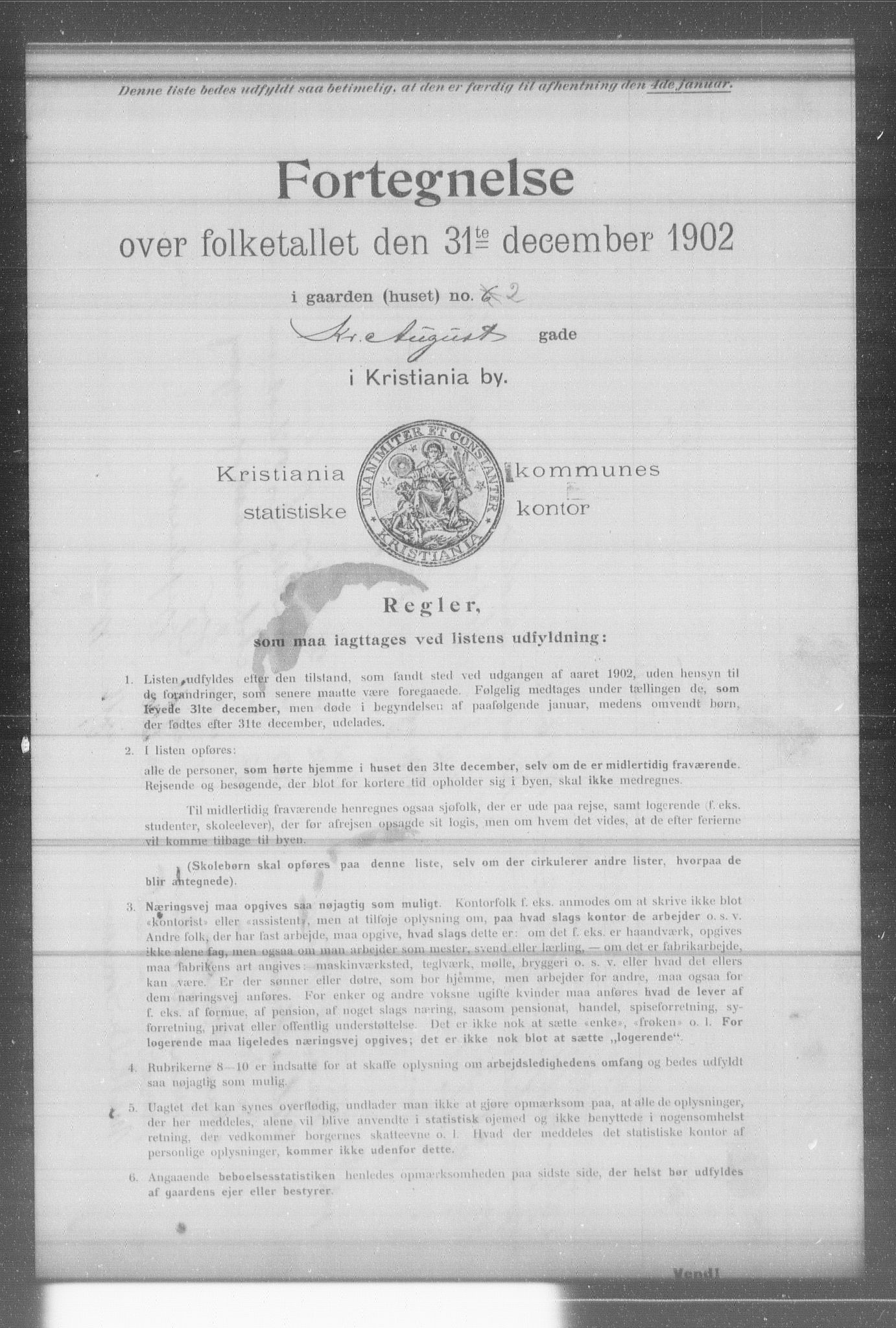 OBA, Kommunal folketelling 31.12.1902 for Kristiania kjøpstad, 1902, s. 10277