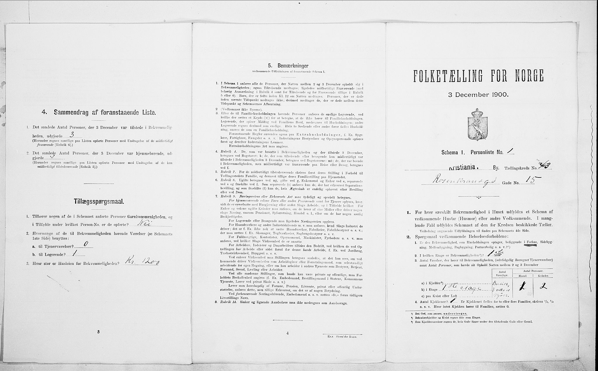 SAO, Folketelling 1900 for 0301 Kristiania kjøpstad, 1900, s. 75549