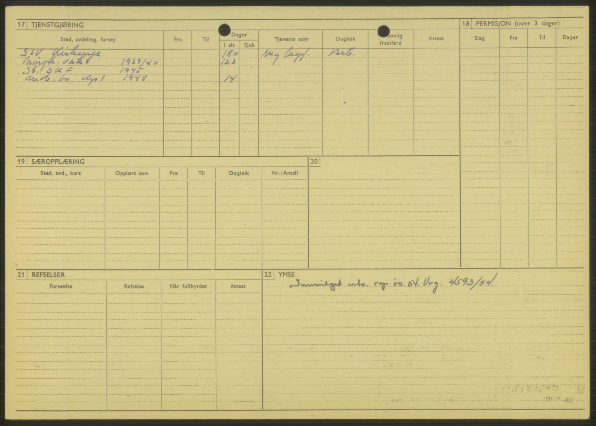 Forsvaret, Varanger bataljon, AV/RA-RAFA-2258/1/D/L0444: Rulleblad for menige født 1913-1914, 1913-1914, s. 33