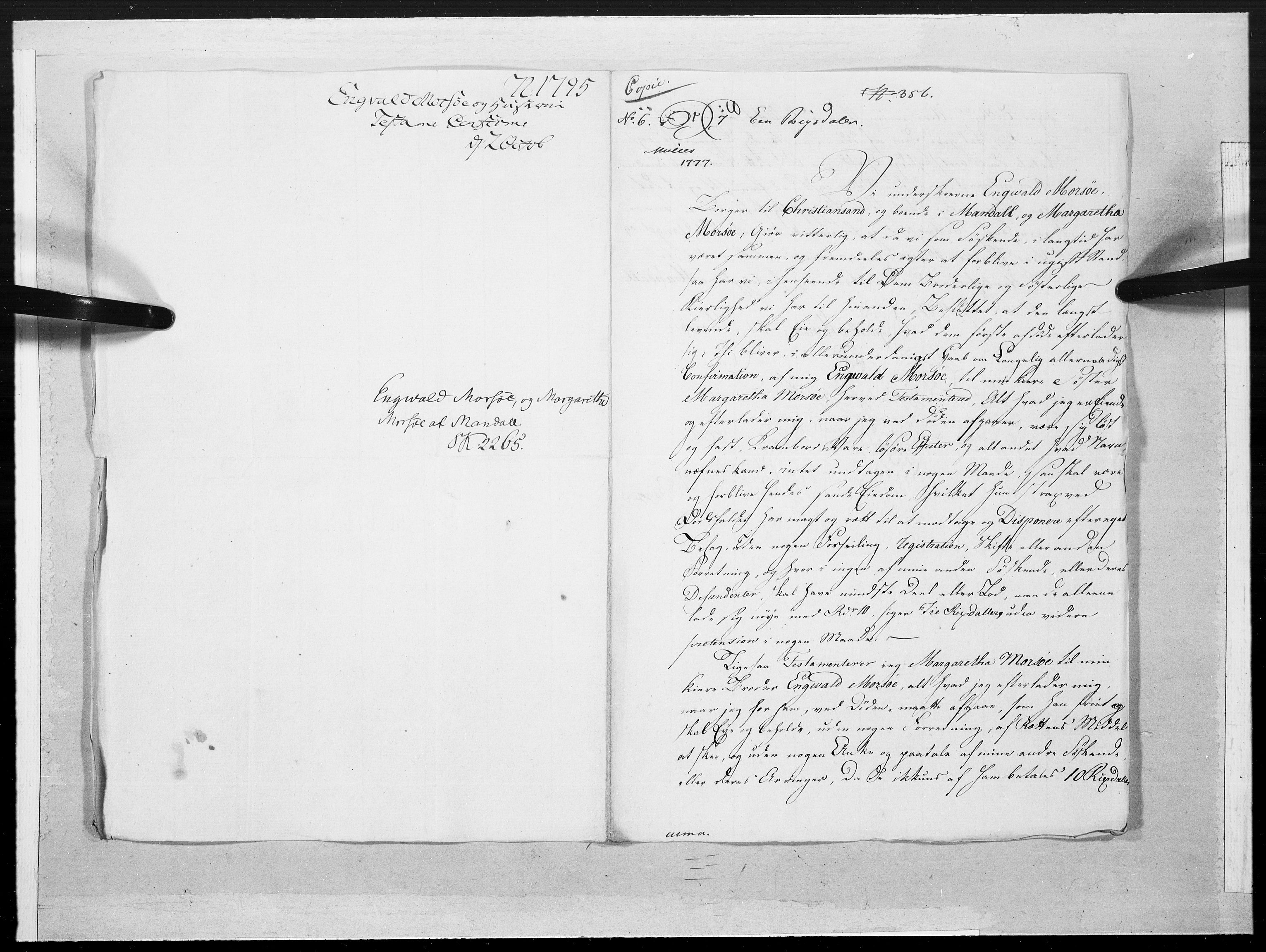 Danske Kanselli 1572-1799, AV/RA-EA-3023/F/Fc/Fcc/Fcca/L0303: Norske innlegg 1572-1799, 1795, s. 11