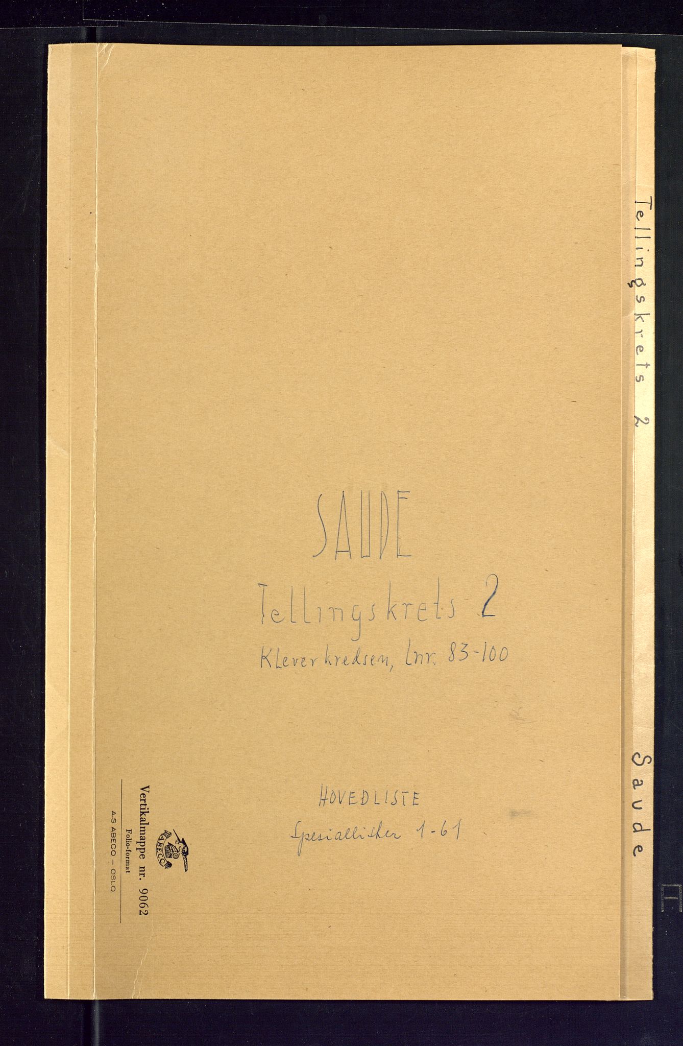 SAKO, Folketelling 1875 for 0822P Sauherad prestegjeld, 1875, s. 5