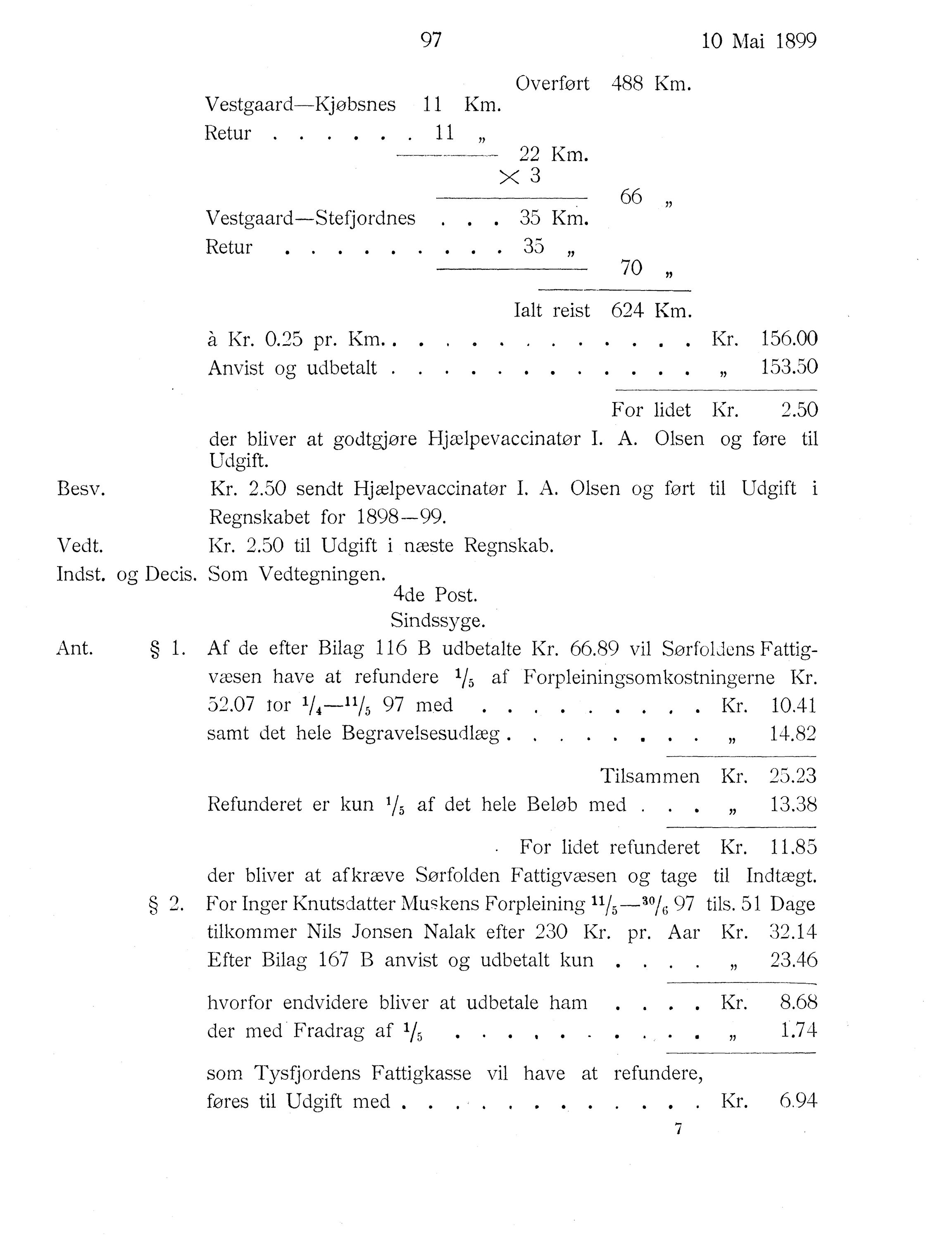 Nordland Fylkeskommune. Fylkestinget, AIN/NFK-17/176/A/Ac/L0022: Fylkestingsforhandlinger 1899, 1899