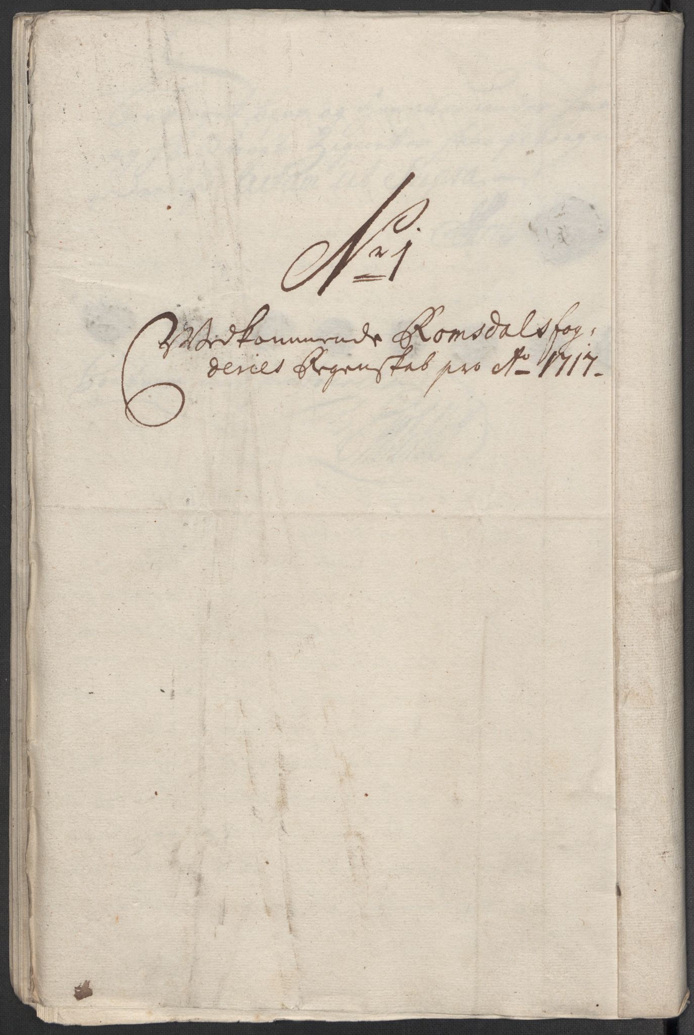 Rentekammeret inntil 1814, Reviderte regnskaper, Fogderegnskap, AV/RA-EA-4092/R55/L3664: Fogderegnskap Romsdal, 1717, s. 75