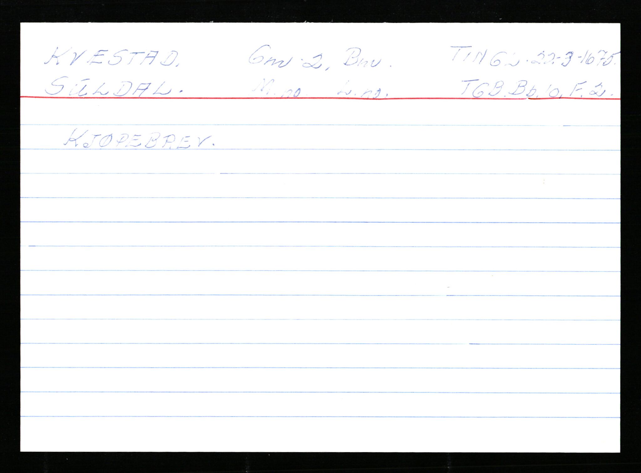 Statsarkivet i Stavanger, AV/SAST-A-101971/03/Y/Ym/L0033: Åstedskort sortert etter gårdsnavn: Kvelland - Lagestranden, 1600-1950, s. 260