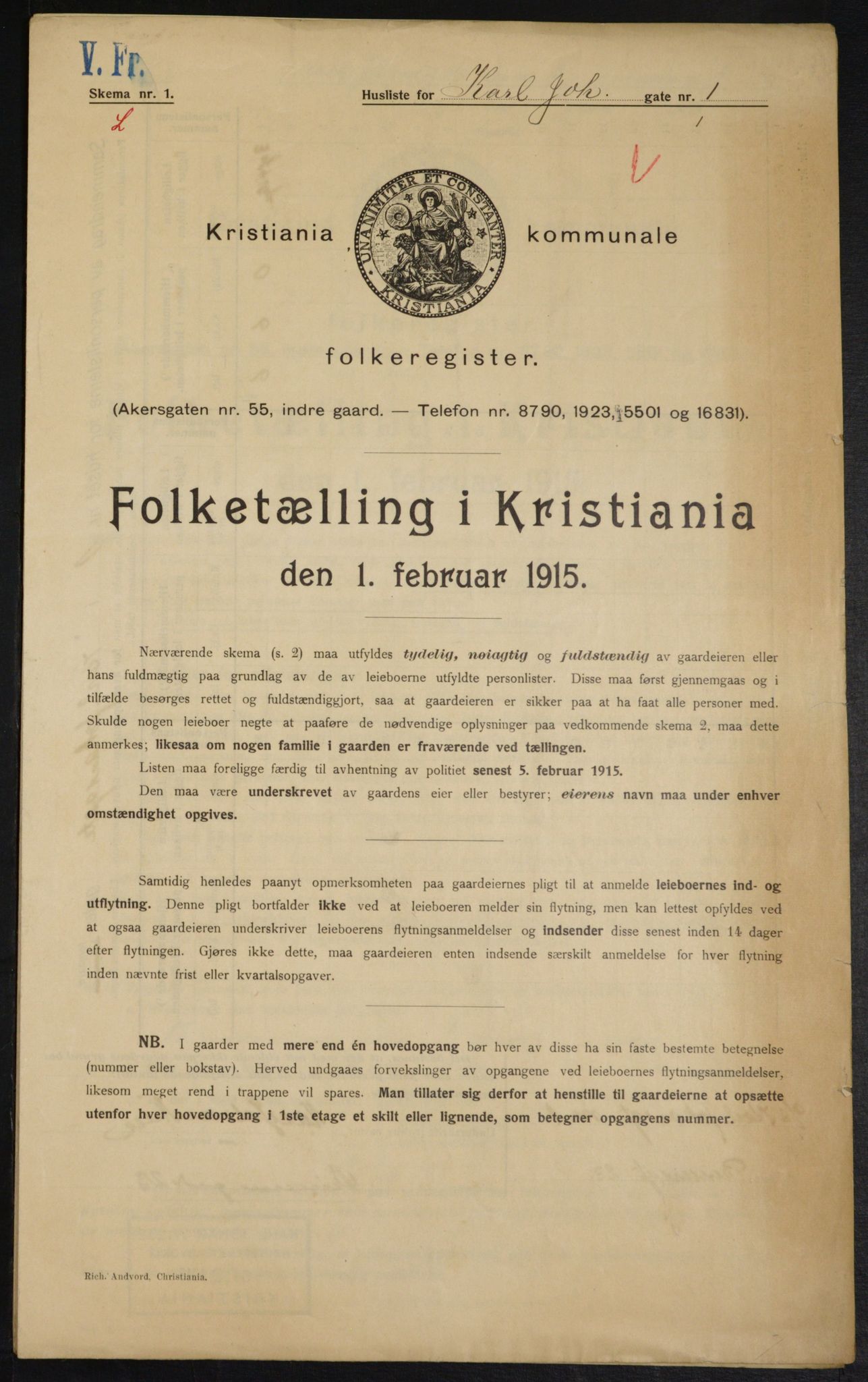 OBA, Kommunal folketelling 1.2.1915 for Kristiania, 1915, s. 48184