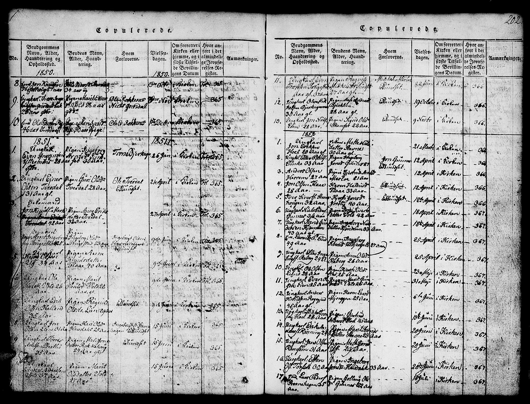 Ministerialprotokoller, klokkerbøker og fødselsregistre - Sør-Trøndelag, SAT/A-1456/674/L0874: Klokkerbok nr. 674C01, 1816-1860, s. 202