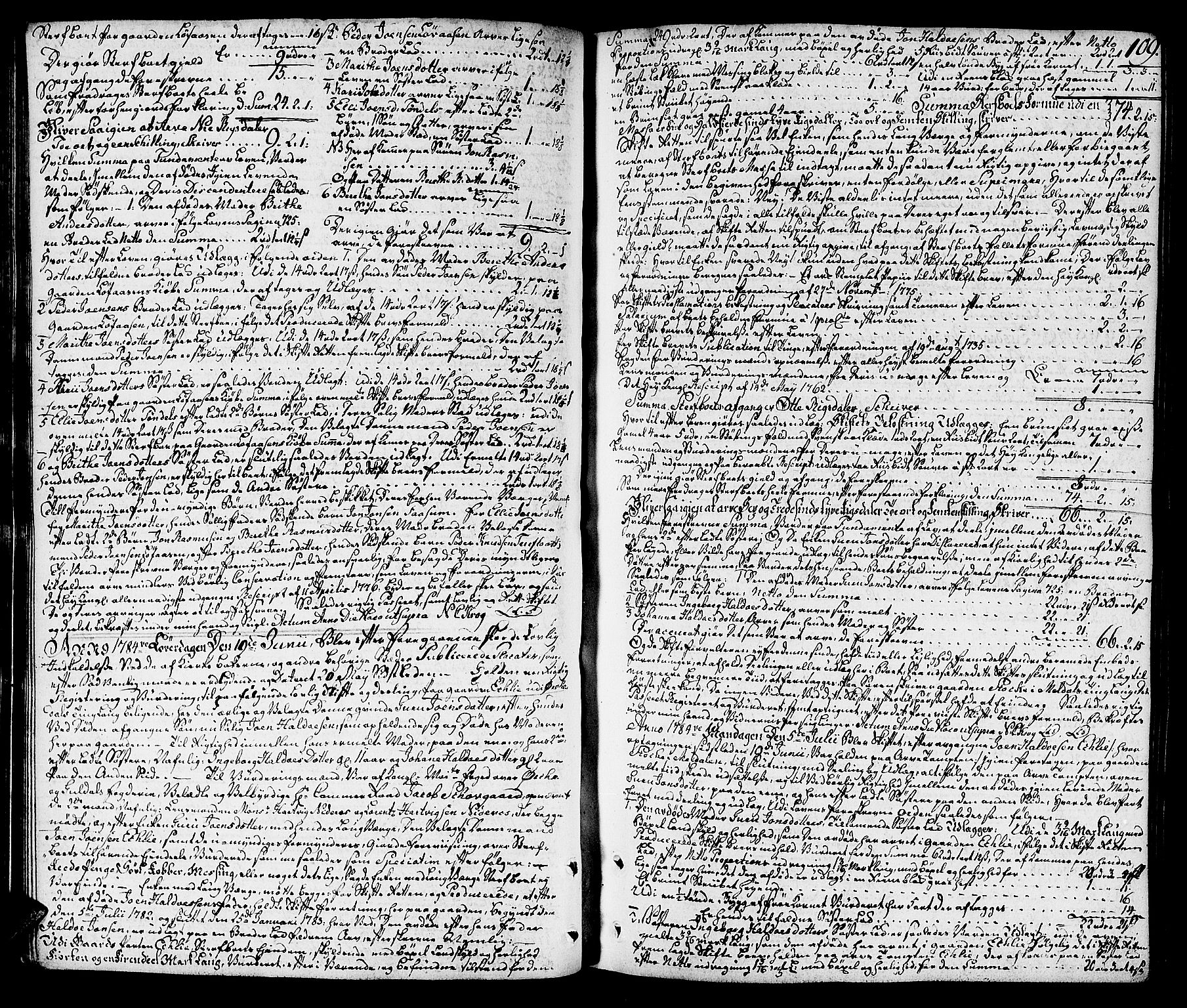 Orkdal sorenskriveri, AV/SAT-A-4169/1/3/3Aa/L0008: Skifteprotokoller, 1782-1796, s. 108b-109a