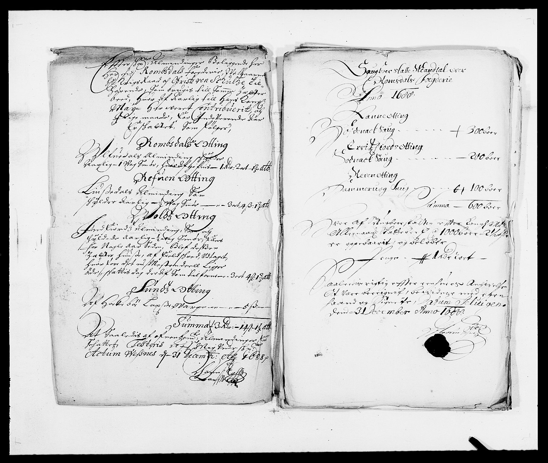 Rentekammeret inntil 1814, Reviderte regnskaper, Fogderegnskap, AV/RA-EA-4092/R55/L3648: Fogderegnskap Romsdal, 1687-1689, s. 219
