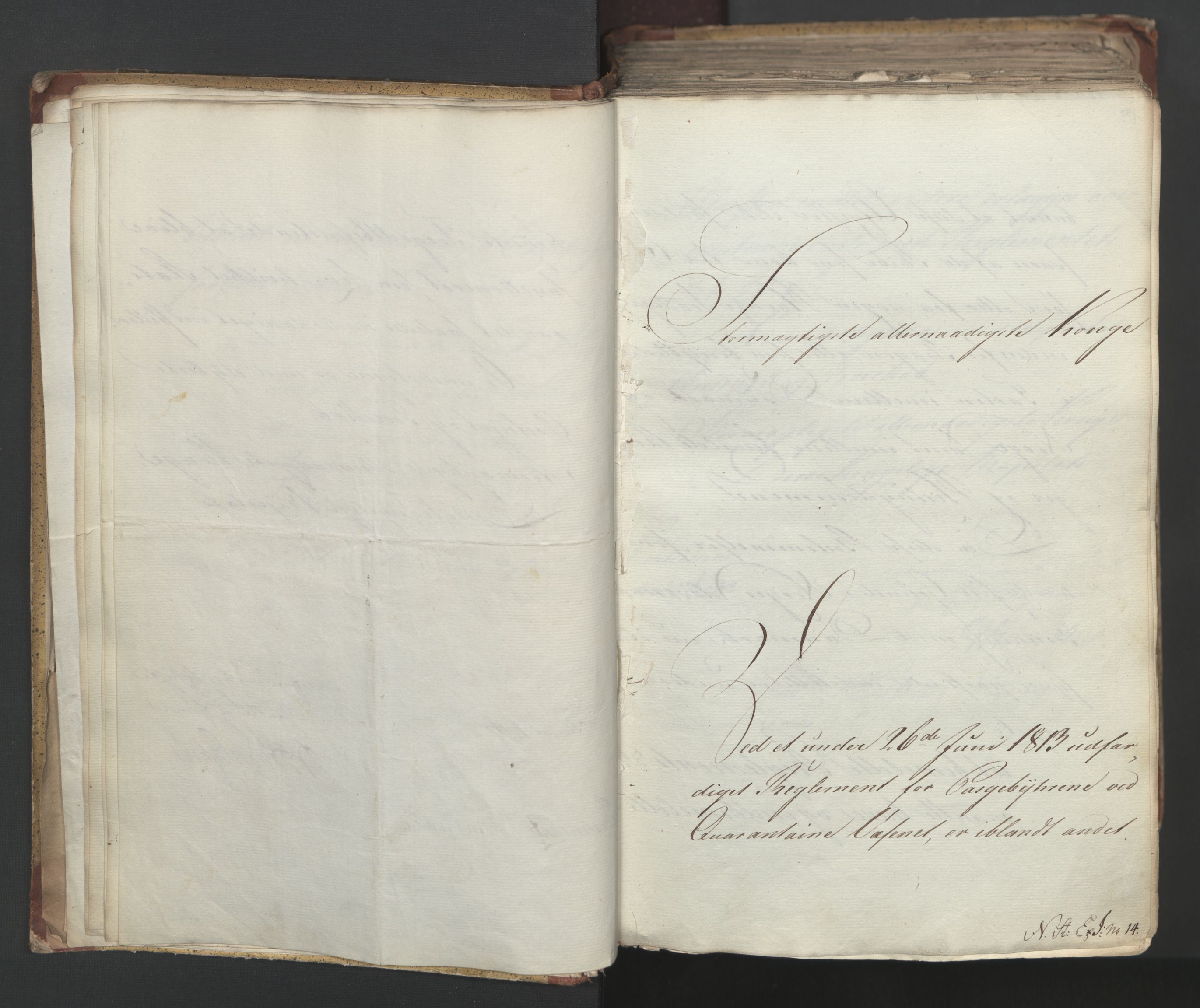 Statsrådsavdelingen i Stockholm, AV/RA-S-1003/D/Da/L0001: Regjeringsinnstillinger nr. 1-262, 1814-1815, s. 28