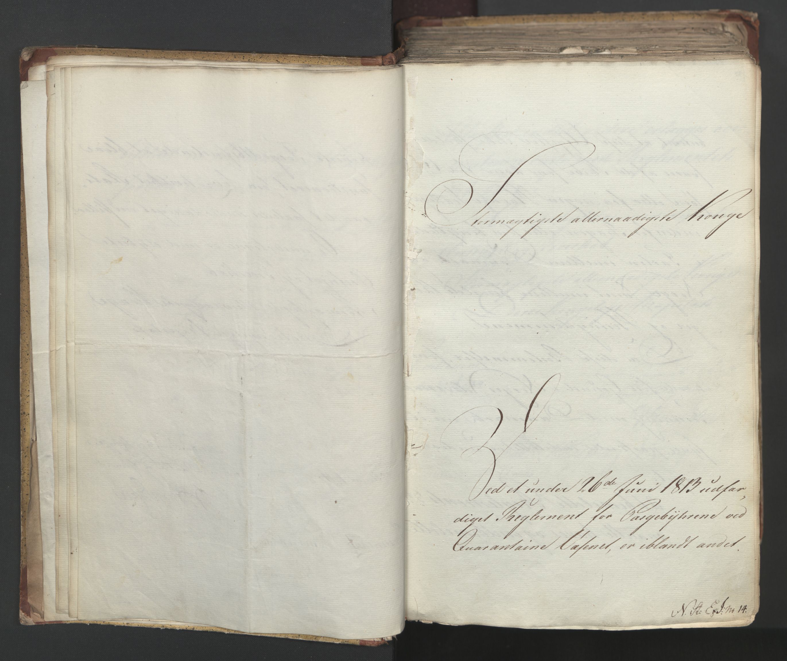 Statsrådsavdelingen i Stockholm, RA/S-1003/D/Da/L0001: Regjeringsinnstillinger nr. 1-262, 1814-1815, s. 28