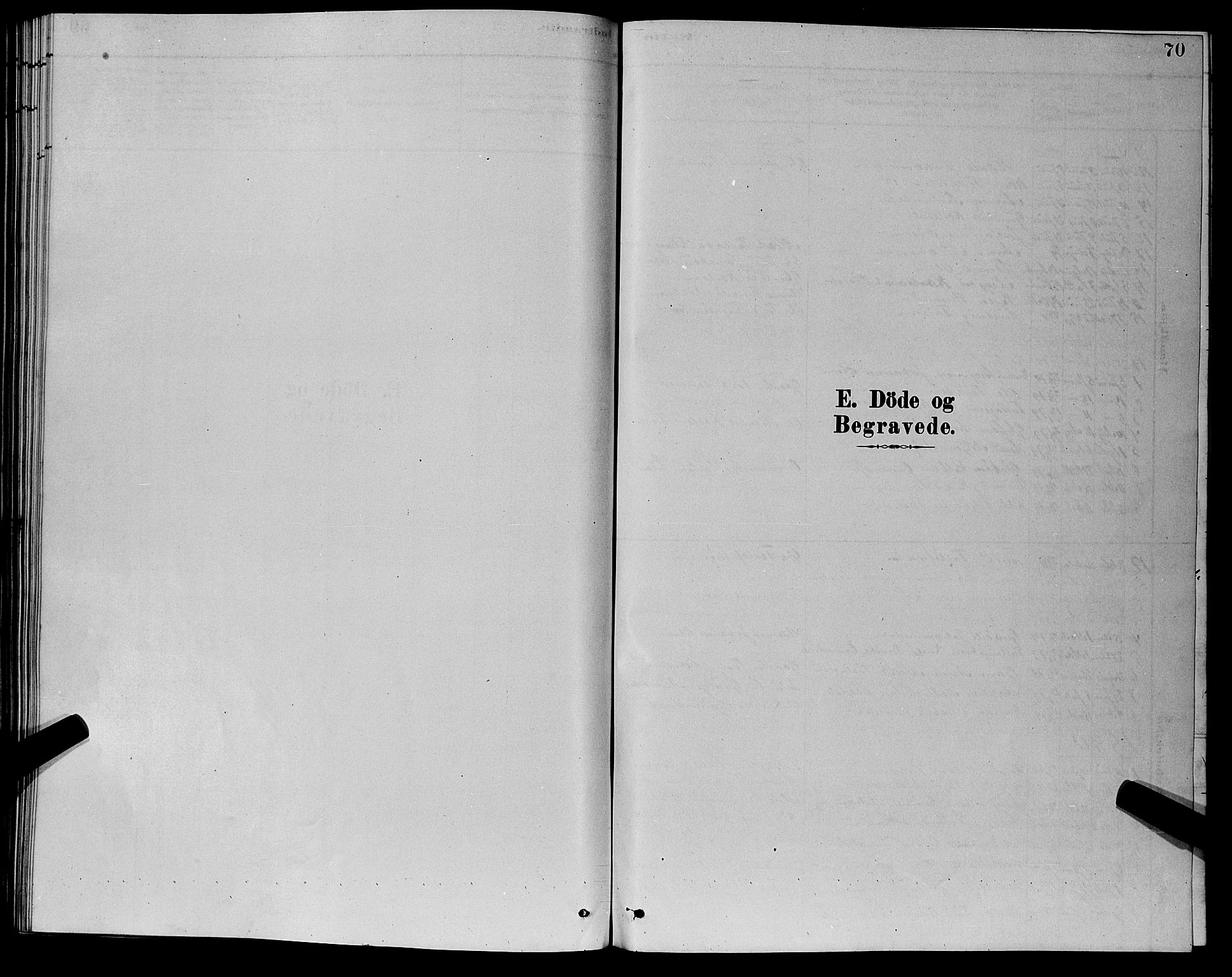 Sirdal sokneprestkontor, AV/SAK-1111-0036/F/Fb/Fbb/L0003: Klokkerbok nr. B 3, 1878-1894, s. 70