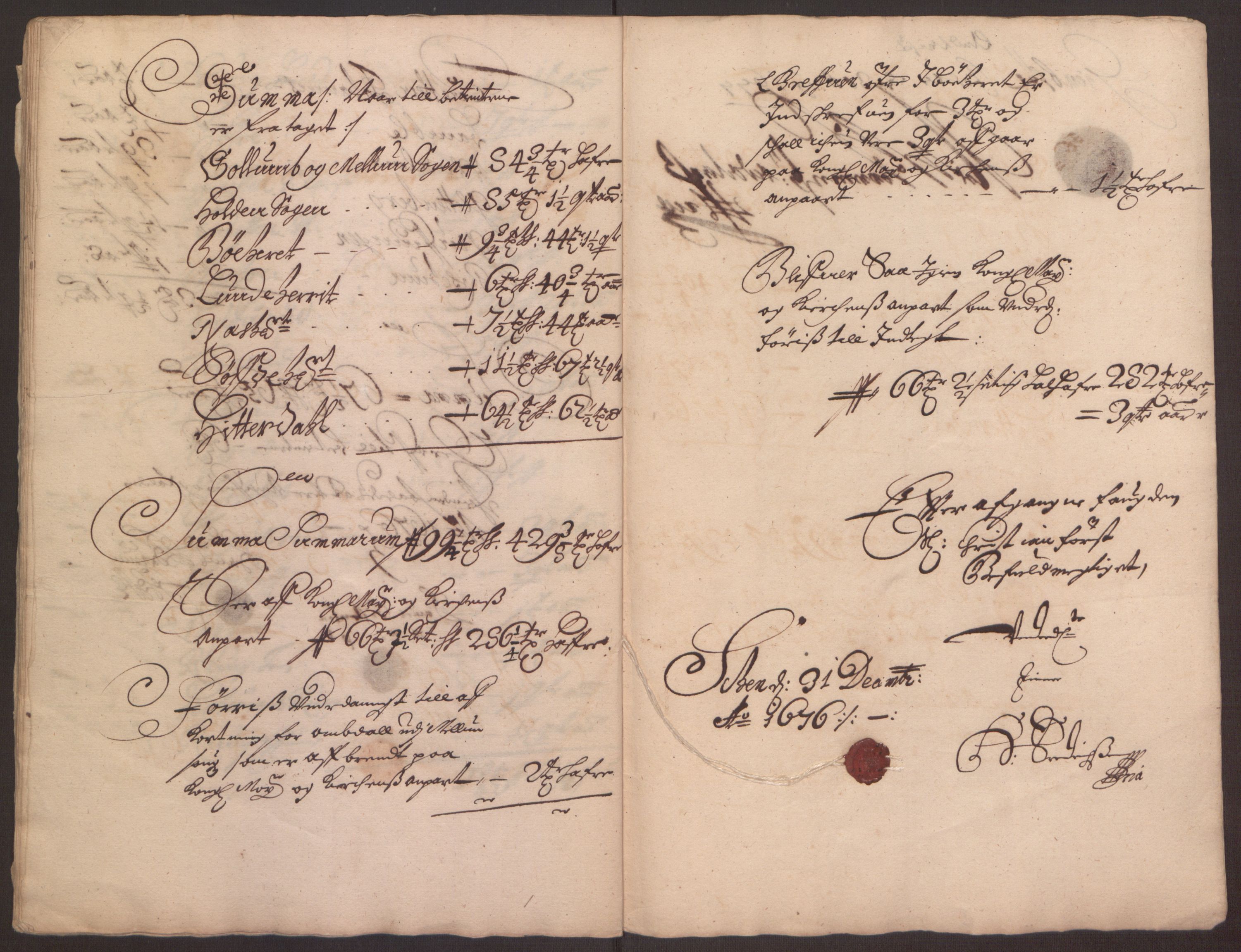 Rentekammeret inntil 1814, Reviderte regnskaper, Fogderegnskap, RA/EA-4092/R35/L2066: Fogderegnskap Øvre og Nedre Telemark, 1676, s. 215