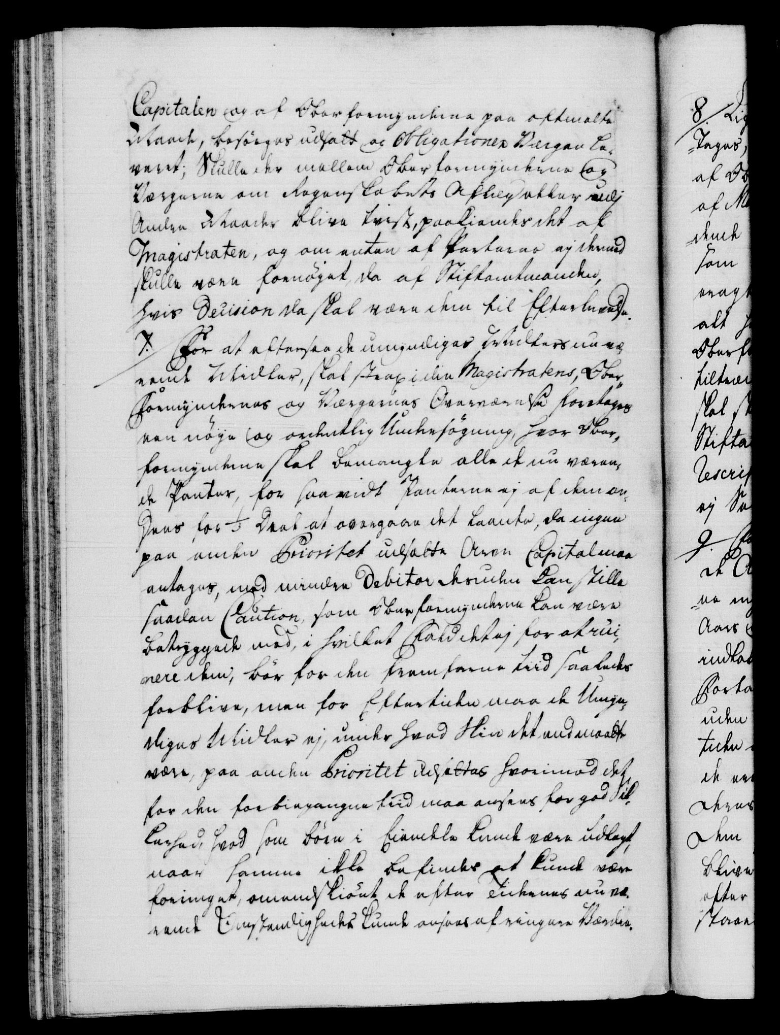 Danske Kanselli 1572-1799, AV/RA-EA-3023/F/Fc/Fca/Fcab/L0041: Norske tegnelser, 1773-1776, s. 588b