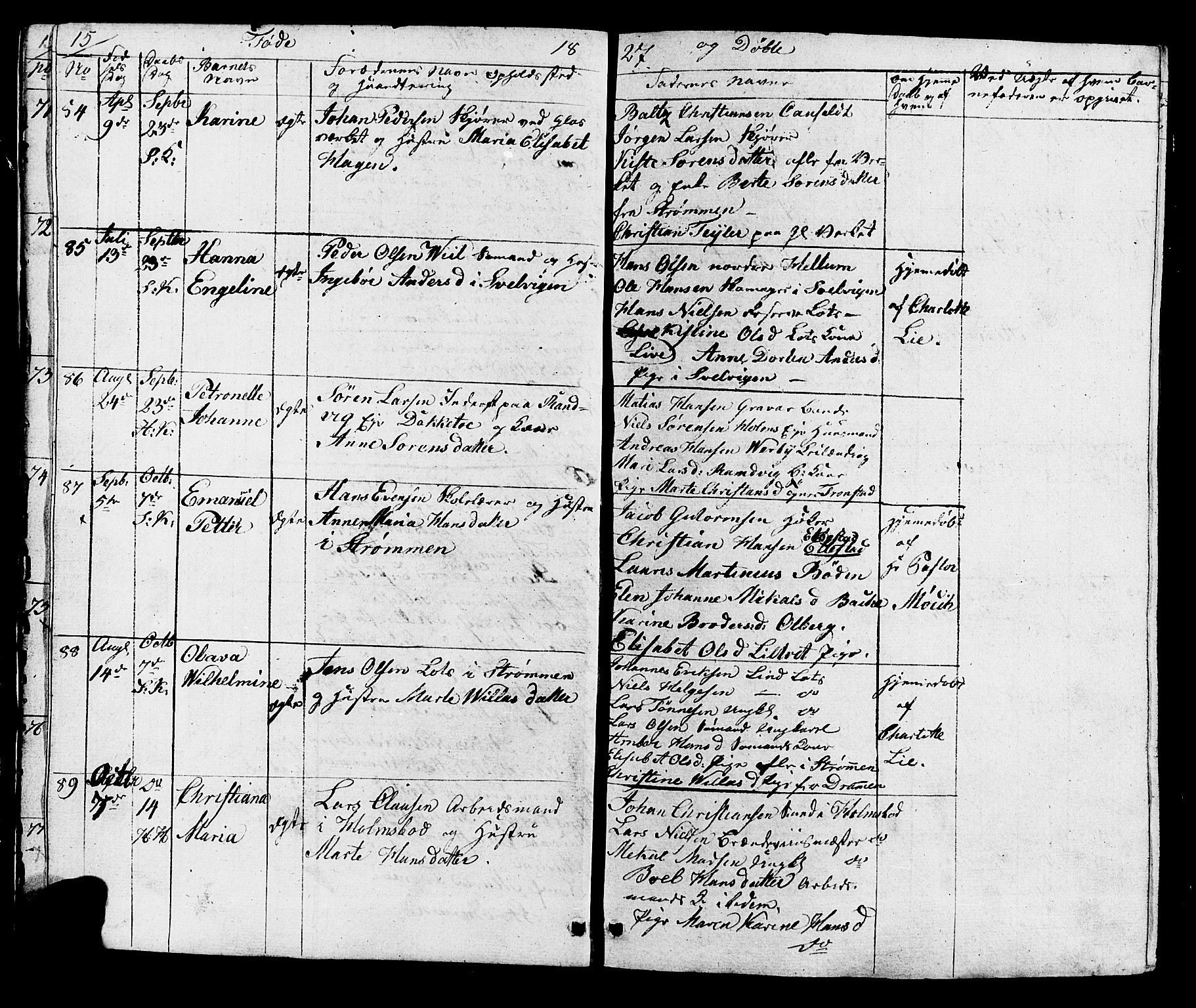 Hurum kirkebøker, AV/SAKO-A-229/G/Ga/L0002: Klokkerbok nr. I 2, 1827-1857, s. 15