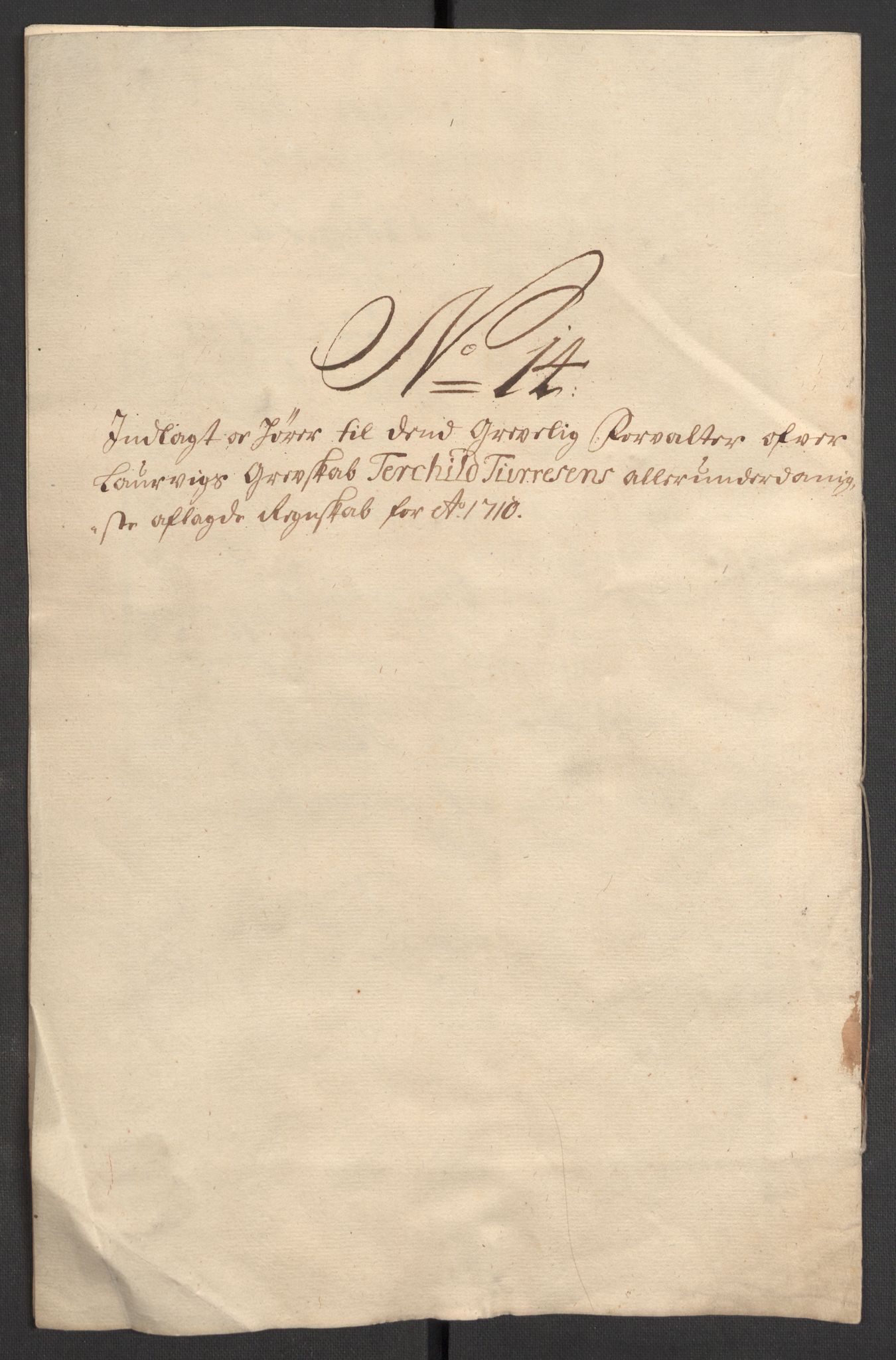 Rentekammeret inntil 1814, Reviderte regnskaper, Fogderegnskap, RA/EA-4092/R33/L1981: Fogderegnskap Larvik grevskap, 1709-1710, s. 447
