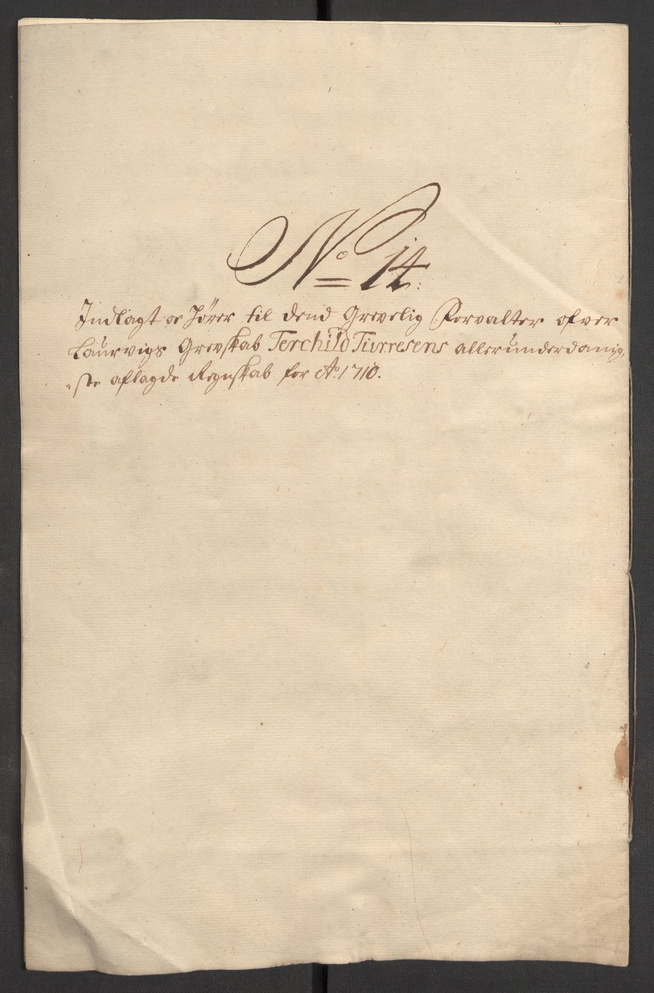 Rentekammeret inntil 1814, Reviderte regnskaper, Fogderegnskap, AV/RA-EA-4092/R33/L1981: Fogderegnskap Larvik grevskap, 1709-1710, s. 447