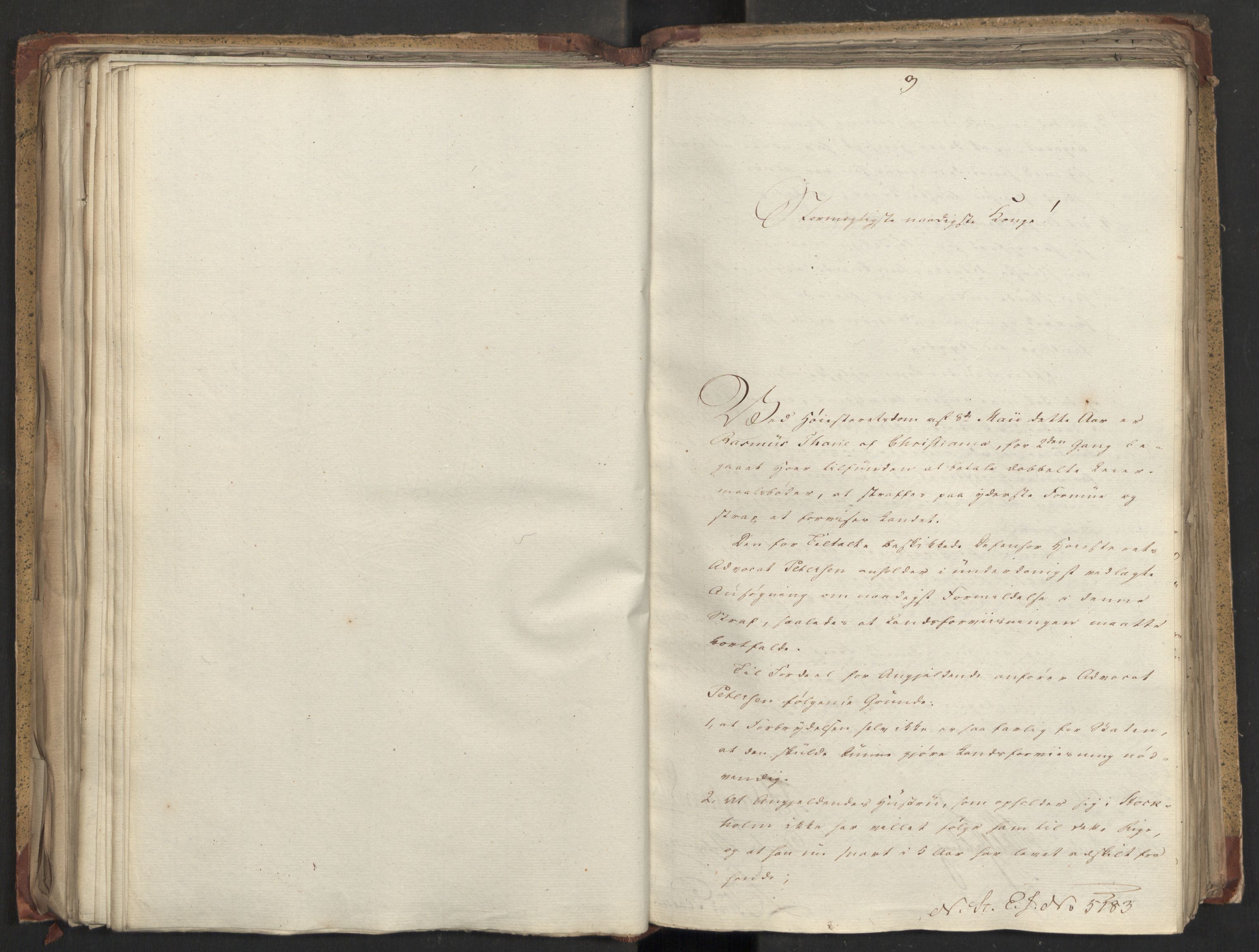 Statsrådsavdelingen i Stockholm, AV/RA-S-1003/D/Da/L0026: Regjeringsinnstillinger nr. 5069-5274, 1821, s. 246