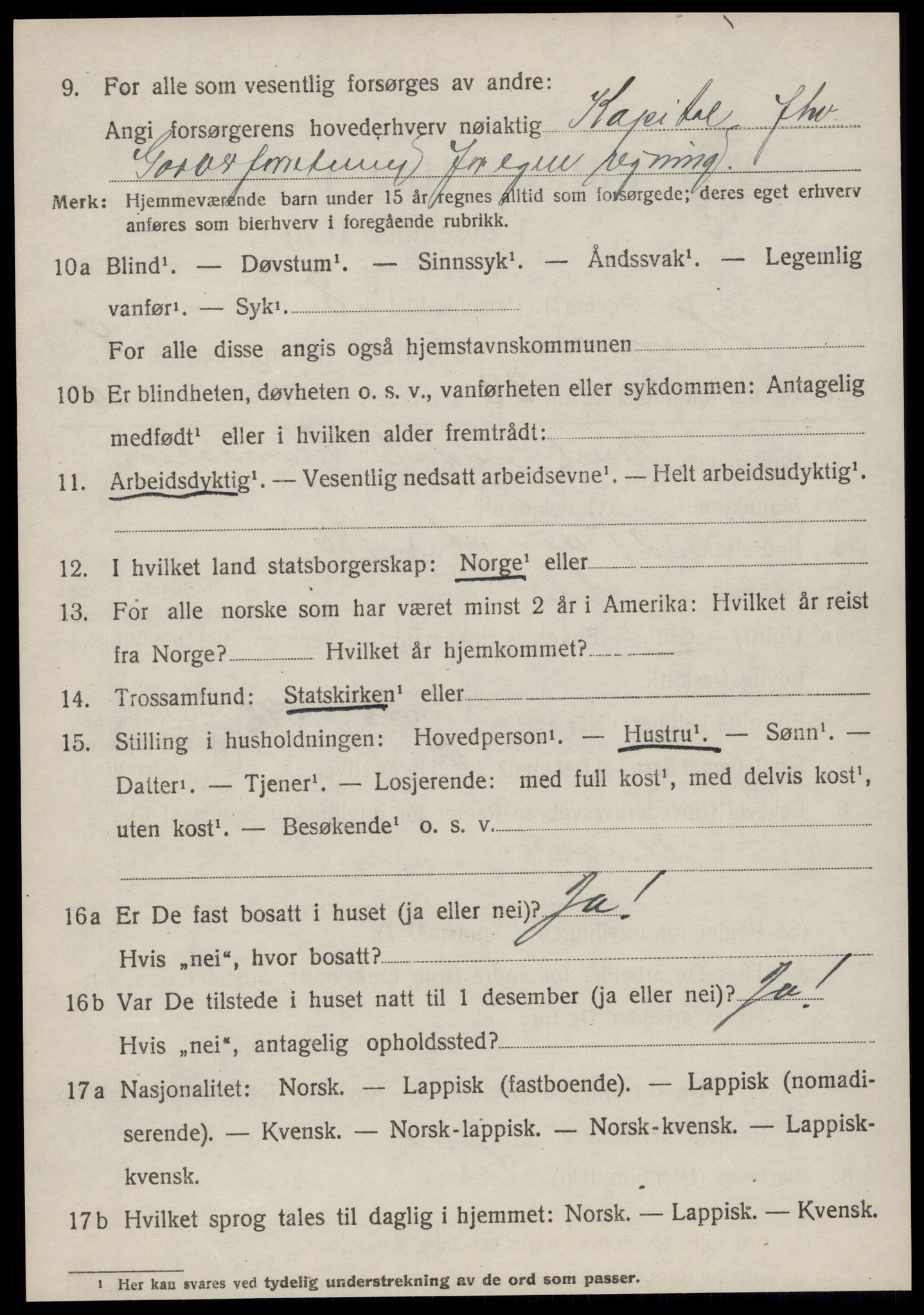 SAT, Folketelling 1920 for 1612 Hemne herred, 1920, s. 5129