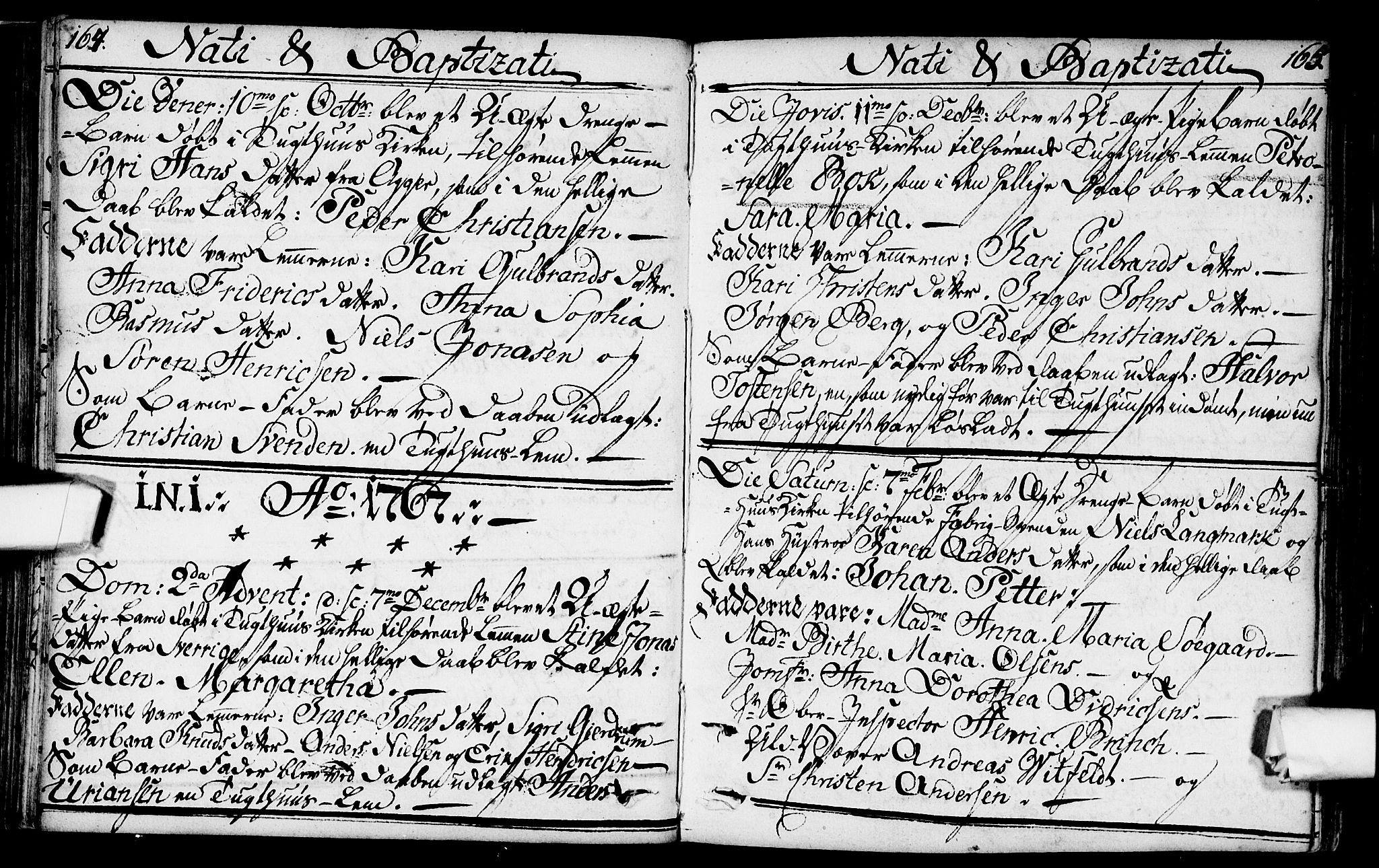 Kristiania tukthusprest Kirkebøker, AV/SAO-A-10881/F/Fa/L0001: Ministerialbok nr. 1, 1758-1828, s. 164-165