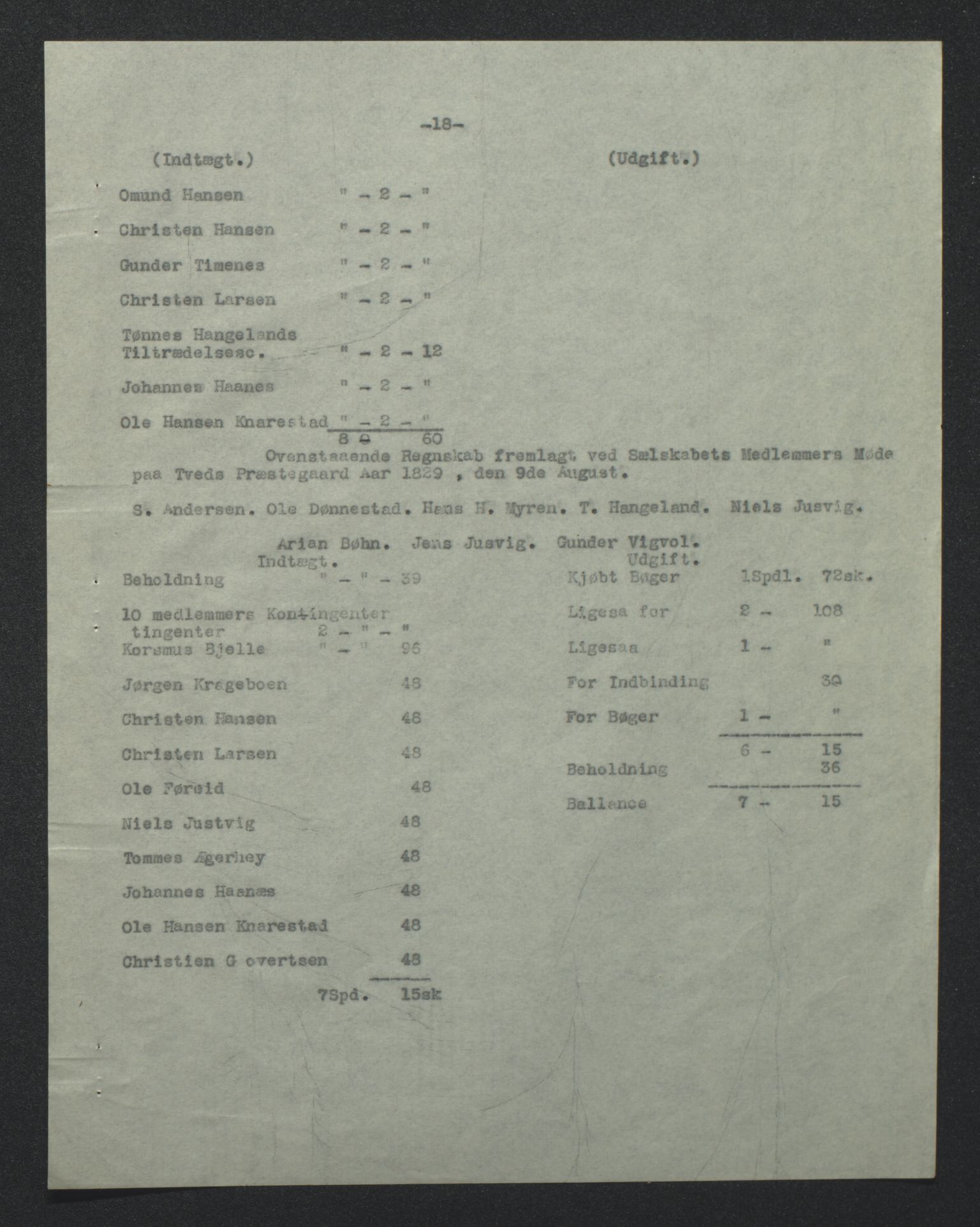 Tveit bygdesogenemnd, AV/SAK-D/0770/F/L0001: A - Emneordnet materiale, 1576-1945, s. 96