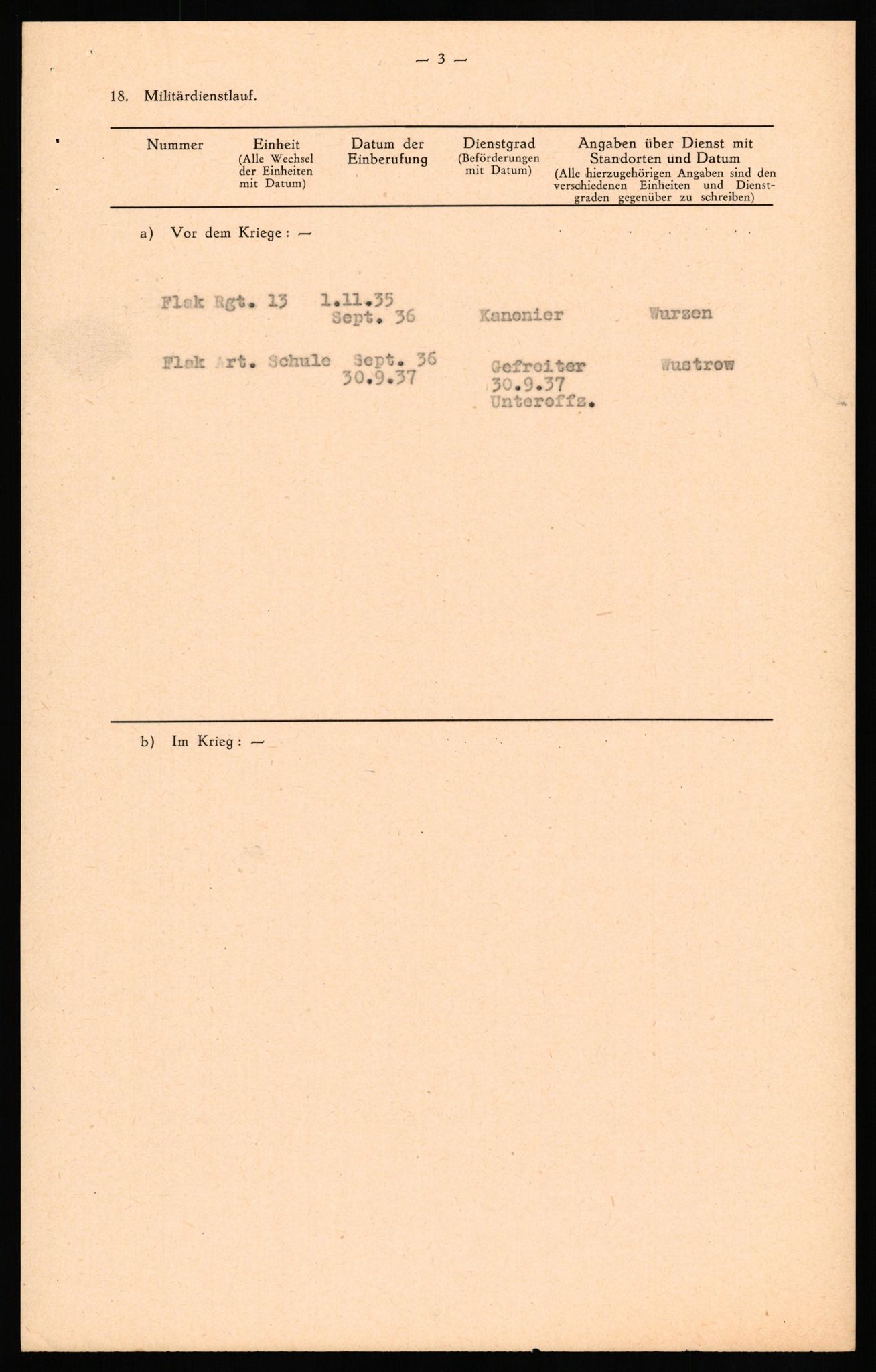 Forsvaret, Forsvarets overkommando II, AV/RA-RAFA-3915/D/Db/L0030: CI Questionaires. Tyske okkupasjonsstyrker i Norge. Tyskere., 1945-1946, s. 67