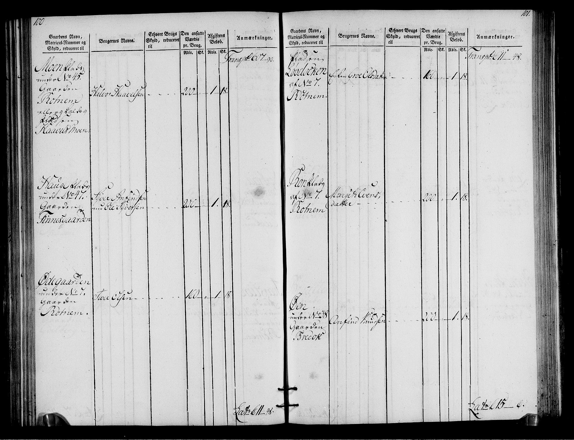 Rentekammeret inntil 1814, Realistisk ordnet avdeling, RA/EA-4070/N/Ne/Nea/L0050: Ringerike og Hallingdal fogderi. Oppebørselsregister for Hallingdal, 1803-1804, s. 54