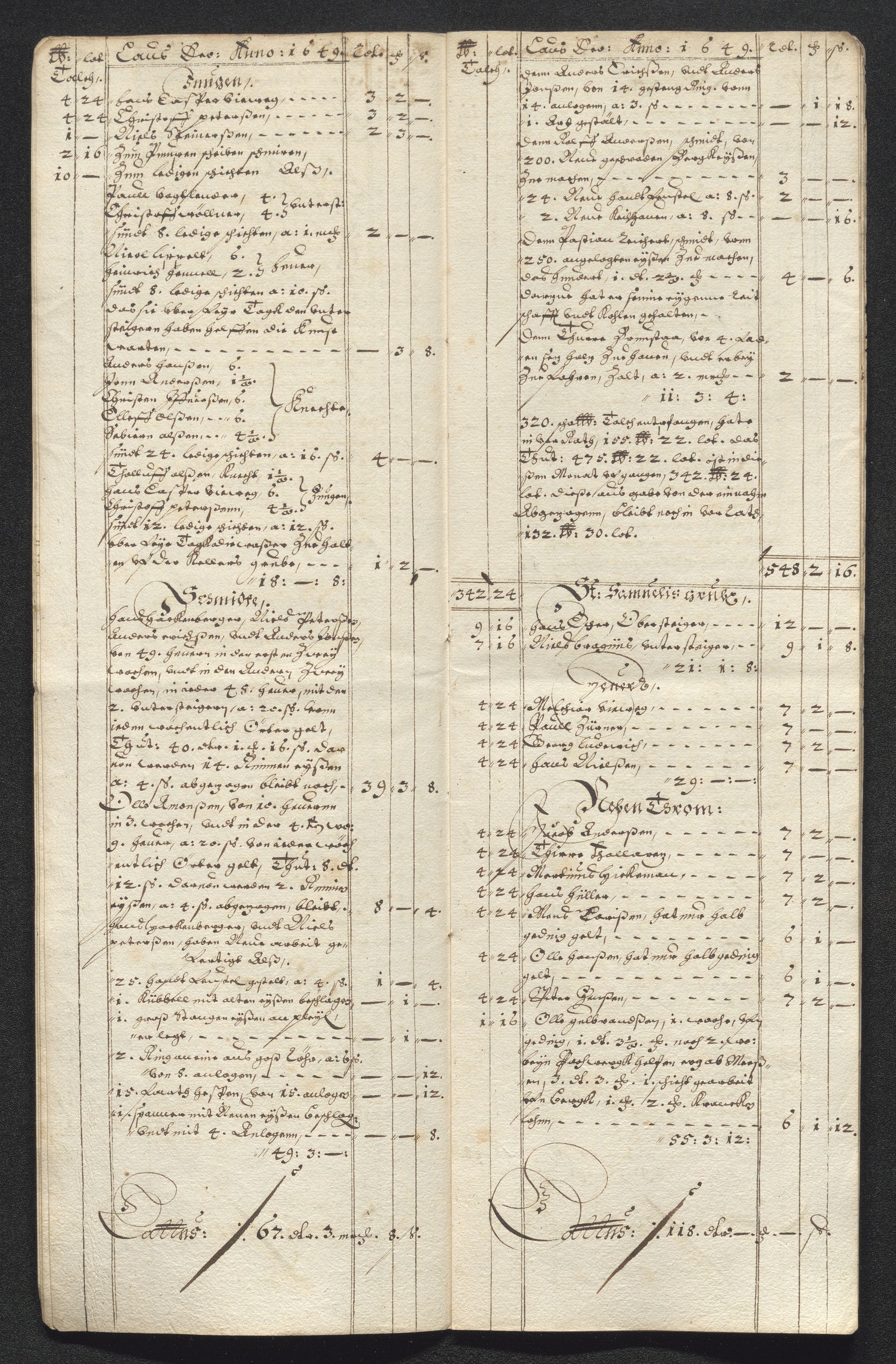 Kongsberg Sølvverk 1623-1816, AV/SAKO-EA-3135/001/D/Dc/Dcd/L0023: Utgiftsregnskap for gruver m.m., 1649, s. 434