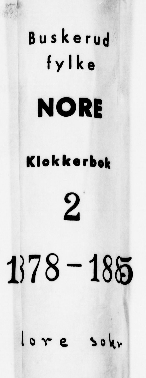 Nore kirkebøker, SAKO/A-238/G/Ga/L0002: Klokkerbok nr. I 2, 1878-1885