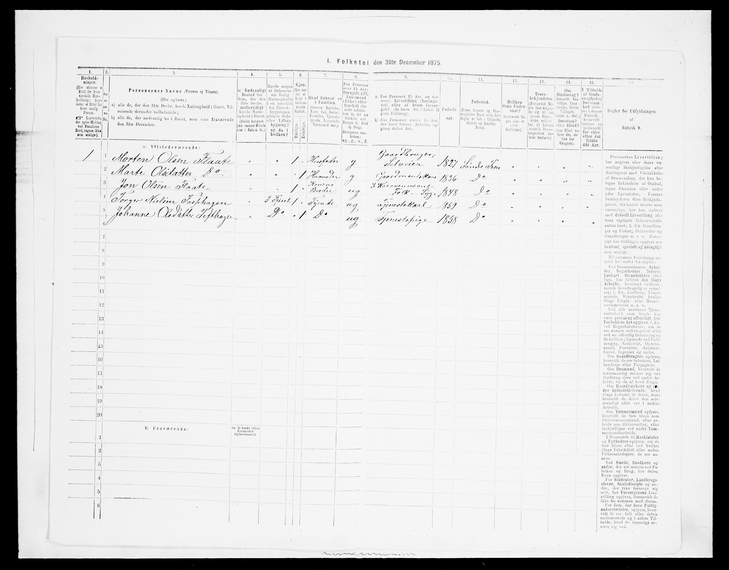 SAH, Folketelling 1875 for 0519P Sør-Fron prestegjeld, 1875, s. 364