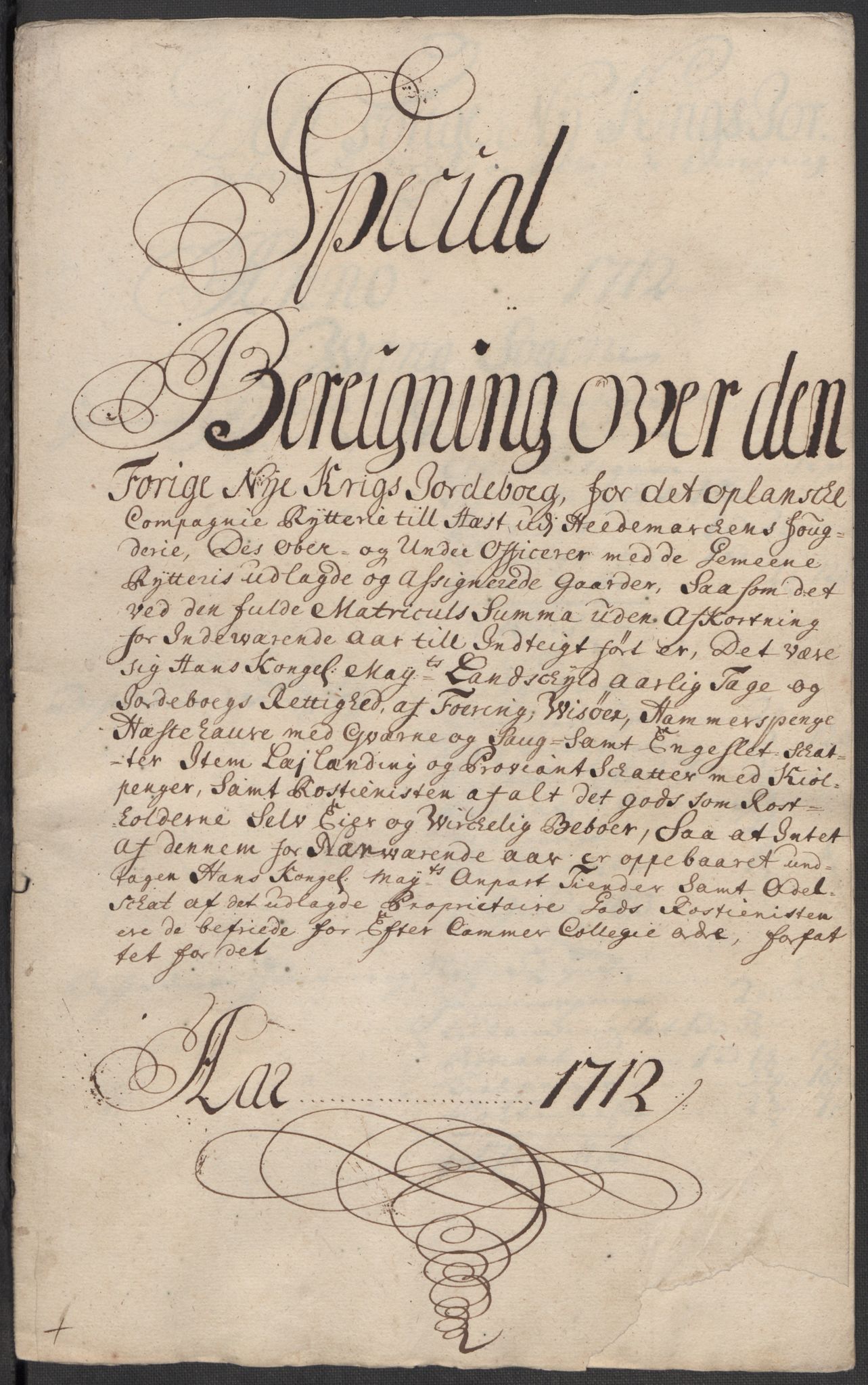 Rentekammeret inntil 1814, Reviderte regnskaper, Fogderegnskap, AV/RA-EA-4092/R16/L1049: Fogderegnskap Hedmark, 1712, s. 224