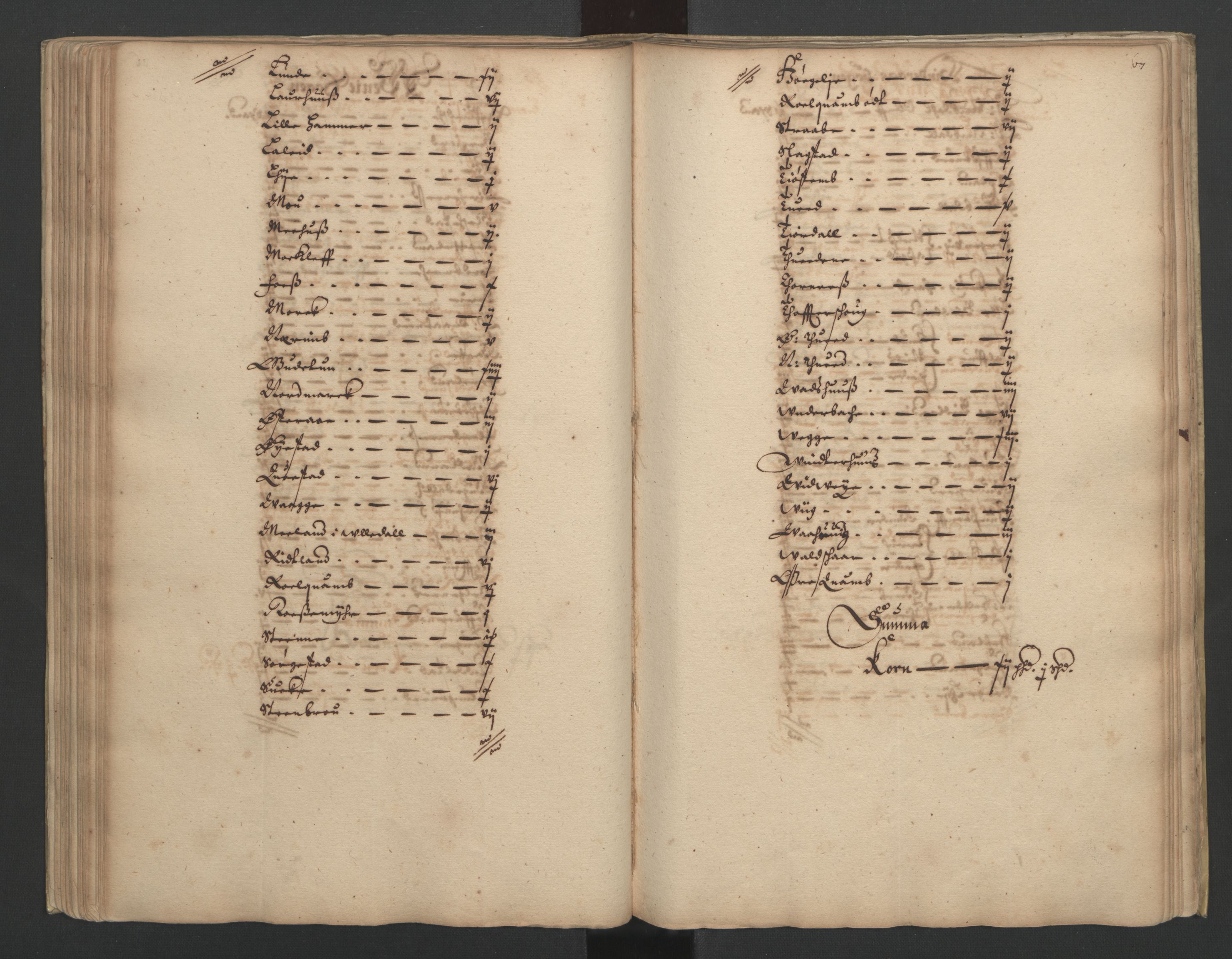 Rentekammeret inntil 1814, Realistisk ordnet avdeling, RA/EA-4070/L/L0023/0002: Stavanger lagdømme: / [B]: Kronens jordebok., 1661, s. 66b-67a