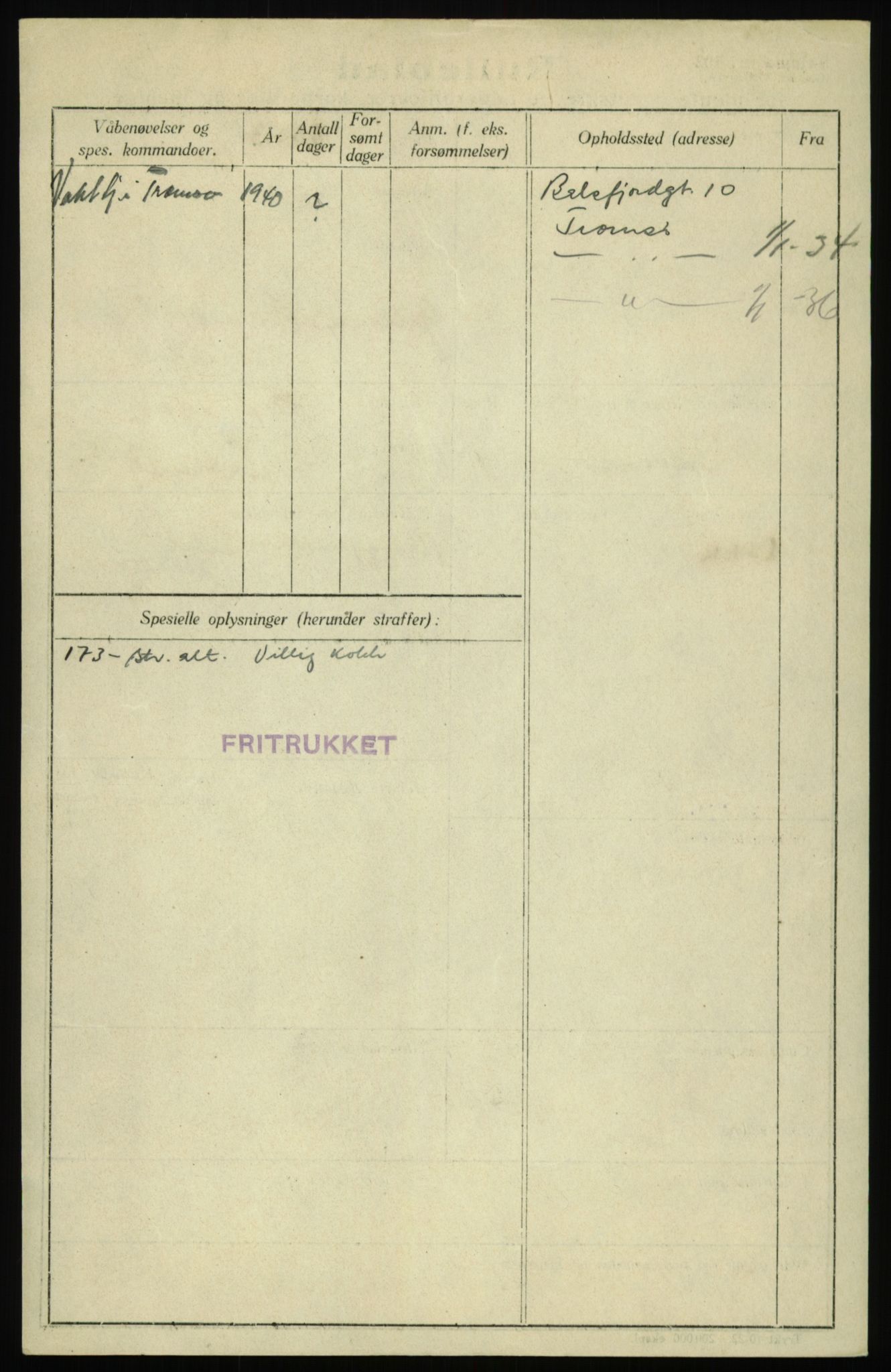 Forsvaret, Troms infanteriregiment nr. 16, AV/RA-RAFA-3146/P/Pa/L0017: Rulleblad for regimentets menige mannskaper, årsklasse 1933, 1933, s. 220