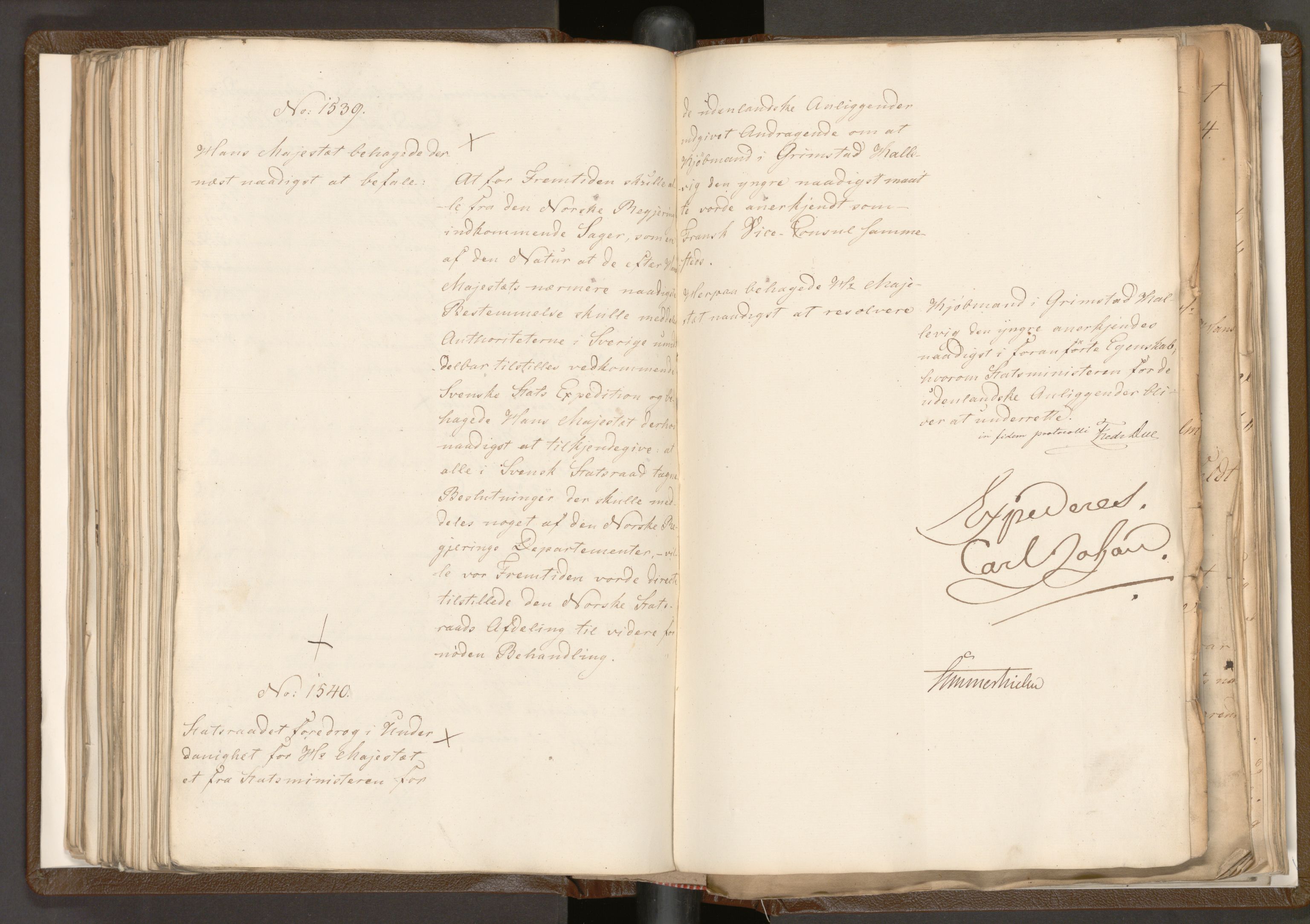 Statsrådssekretariatet, AV/RA-S-1001/A/Ab/L0018: Kgl. res. nr. 1112-1753, 1. halvår, 1824