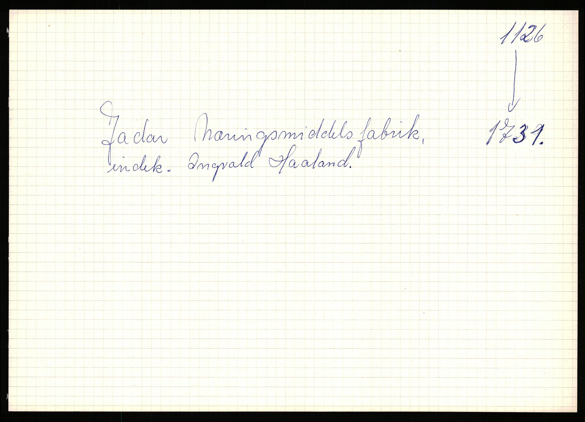 Stavanger byfogd, SAST/A-101408/002/J/Jd/Jde/L0004: Registreringsmeldinger og bilag. Enkeltmannsforetak, 1001-1350, 1891-1990, s. 188