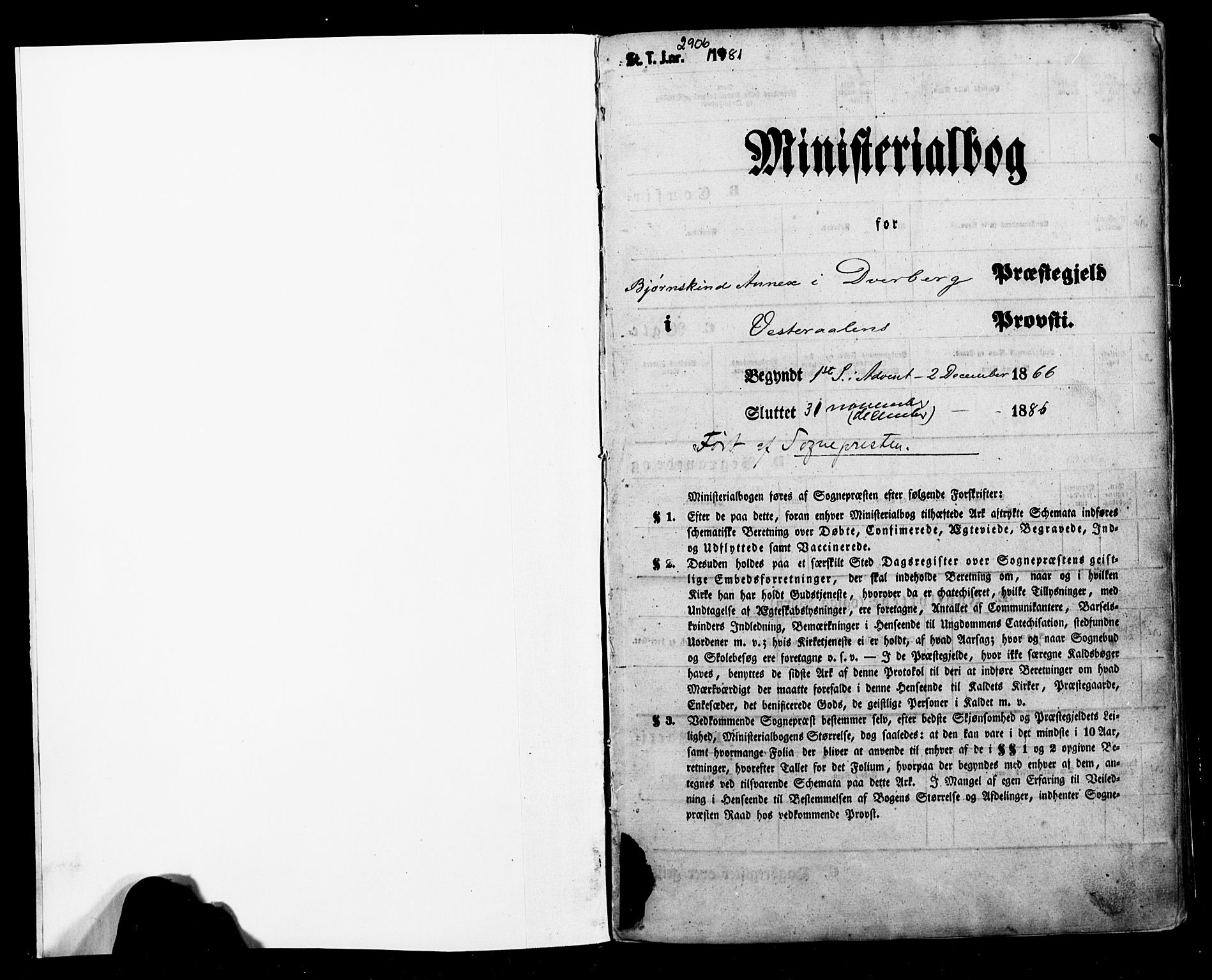 Ministerialprotokoller, klokkerbøker og fødselsregistre - Nordland, SAT/A-1459/898/L1421: Ministerialbok nr. 898A01, 1866-1886