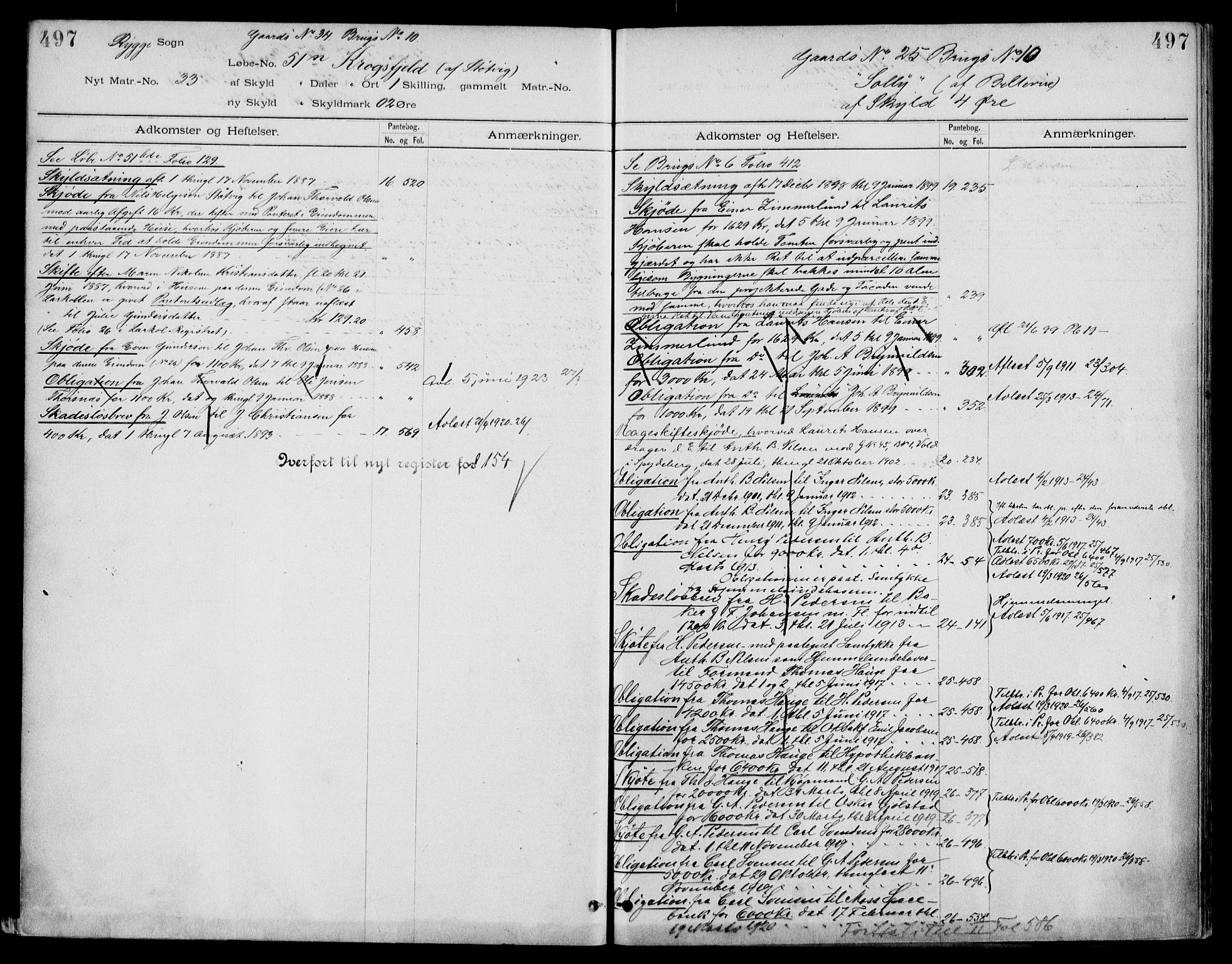 Moss sorenskriveri, SAO/A-10168: Panteregister nr. IV 3b, 1769-1926, s. 497