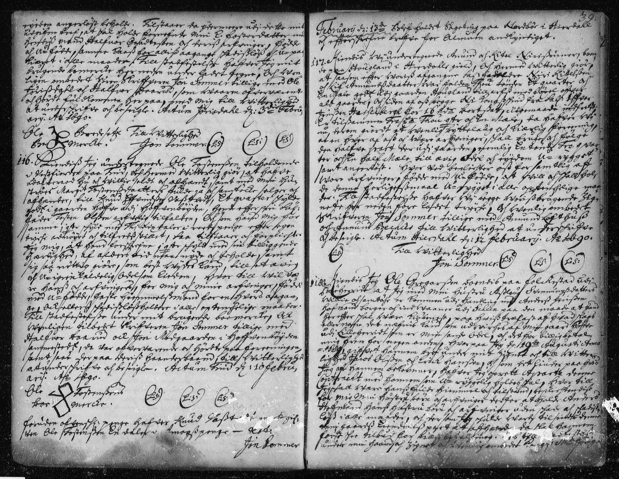 Øvre Telemark østfjelske sorenskriveri, SAKO/A-213/G/Ga/Gaa/L0001: Pantebok nr. I 1, 1689-1692, s. 39